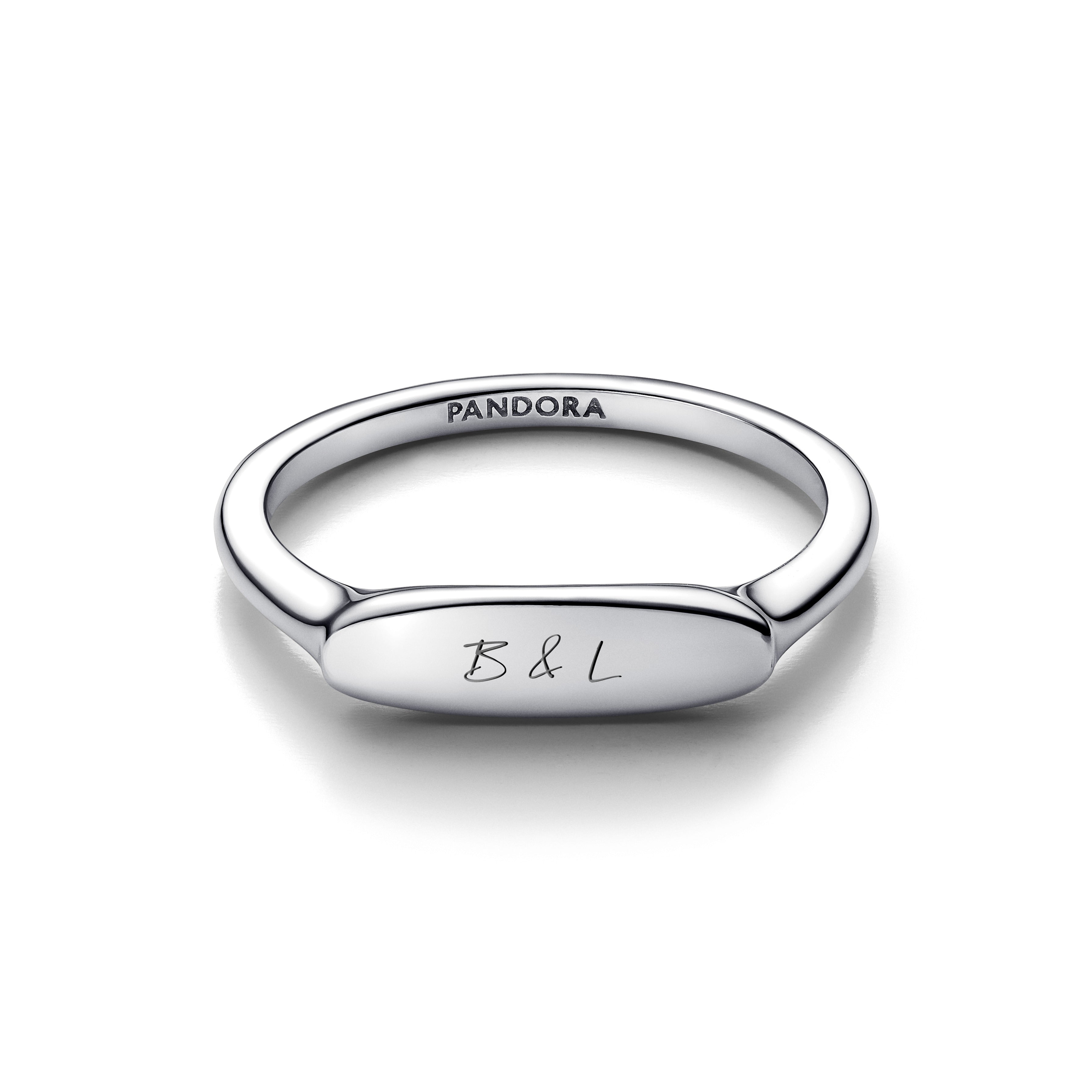 Engravable Sterling Silver Ring