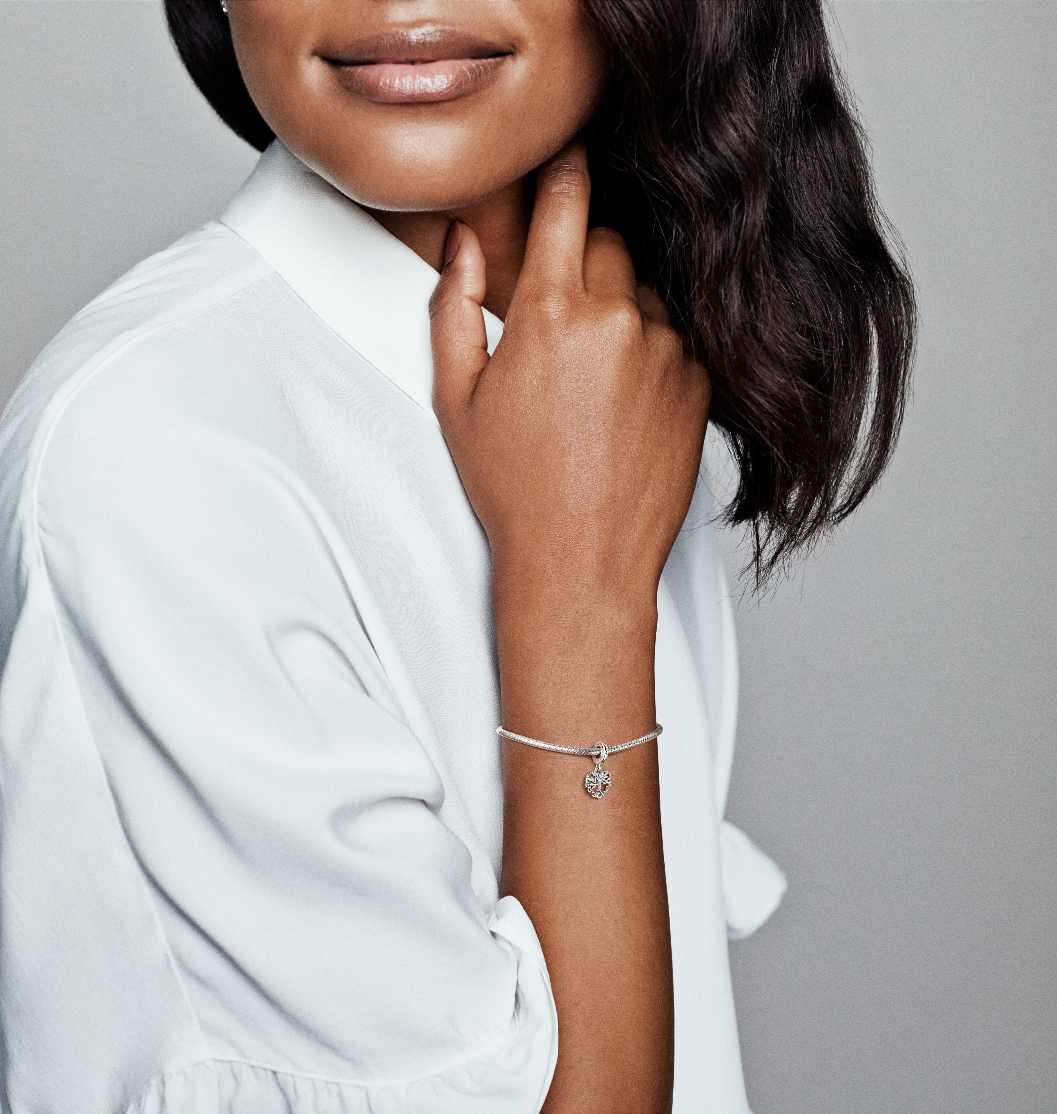 Family Tree Sterling Silver Dangle