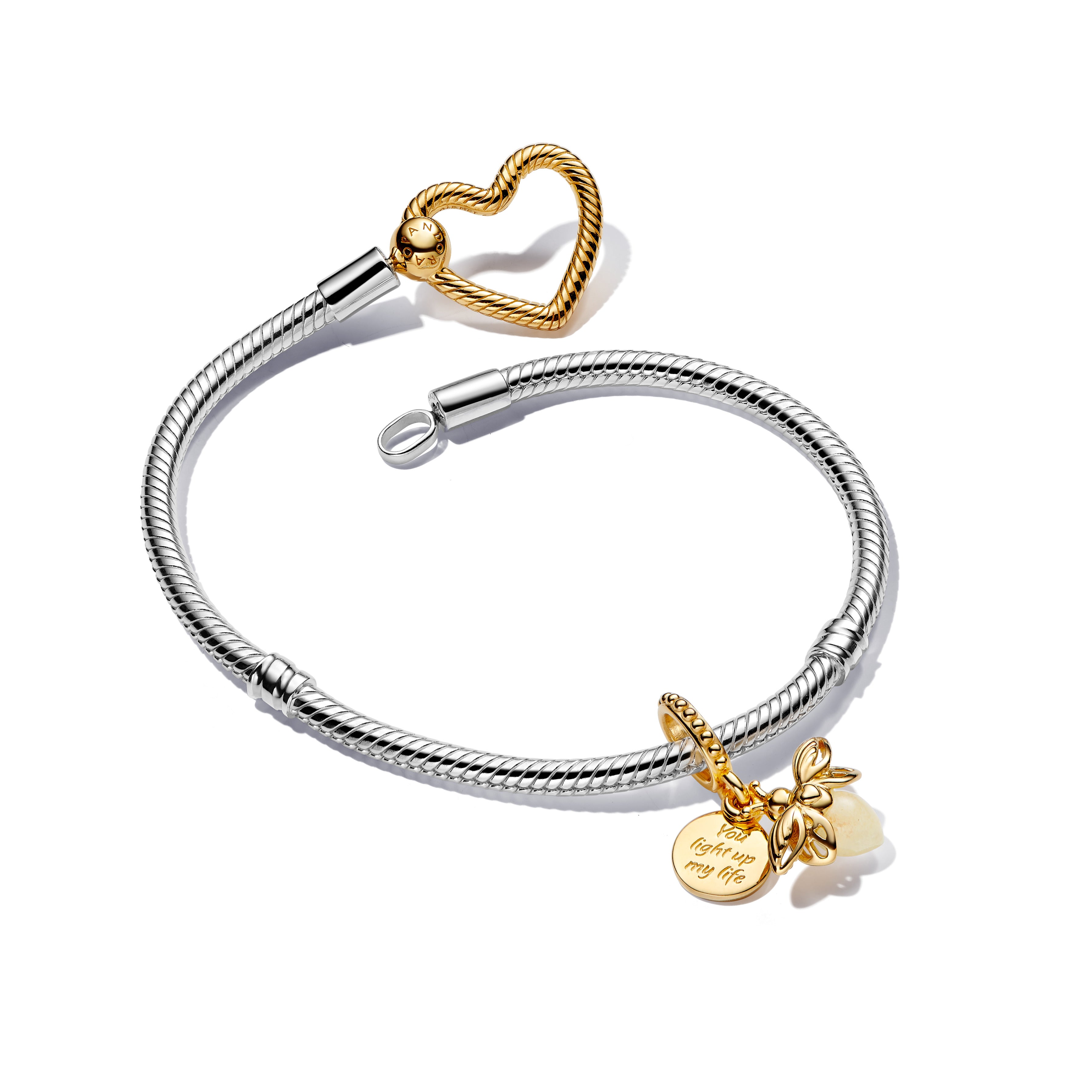 Firefly 14K Gold-Plated Dangle With Yellow Photoluminescent Glass