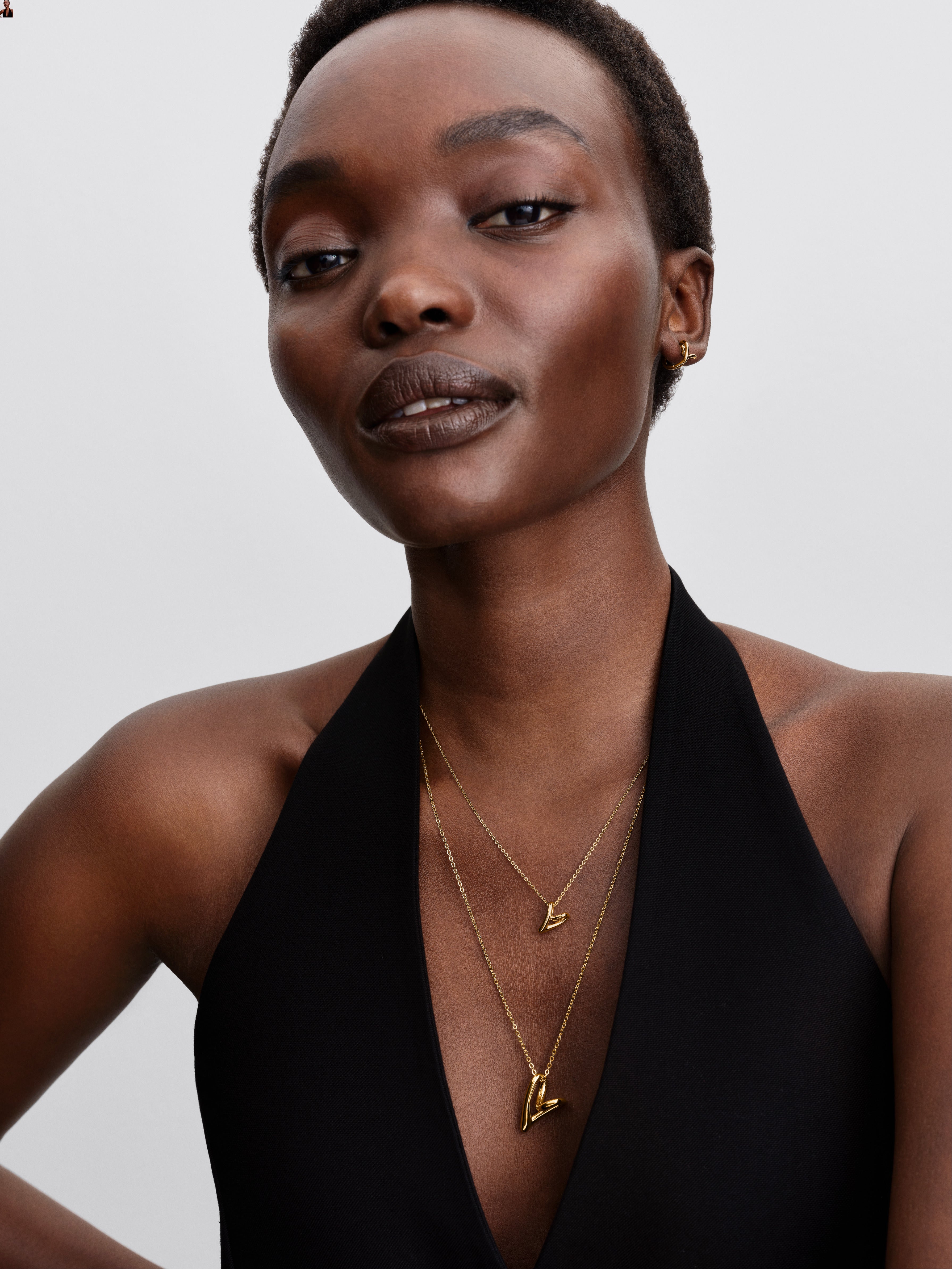 Heart 14K Gold-Plated Collier