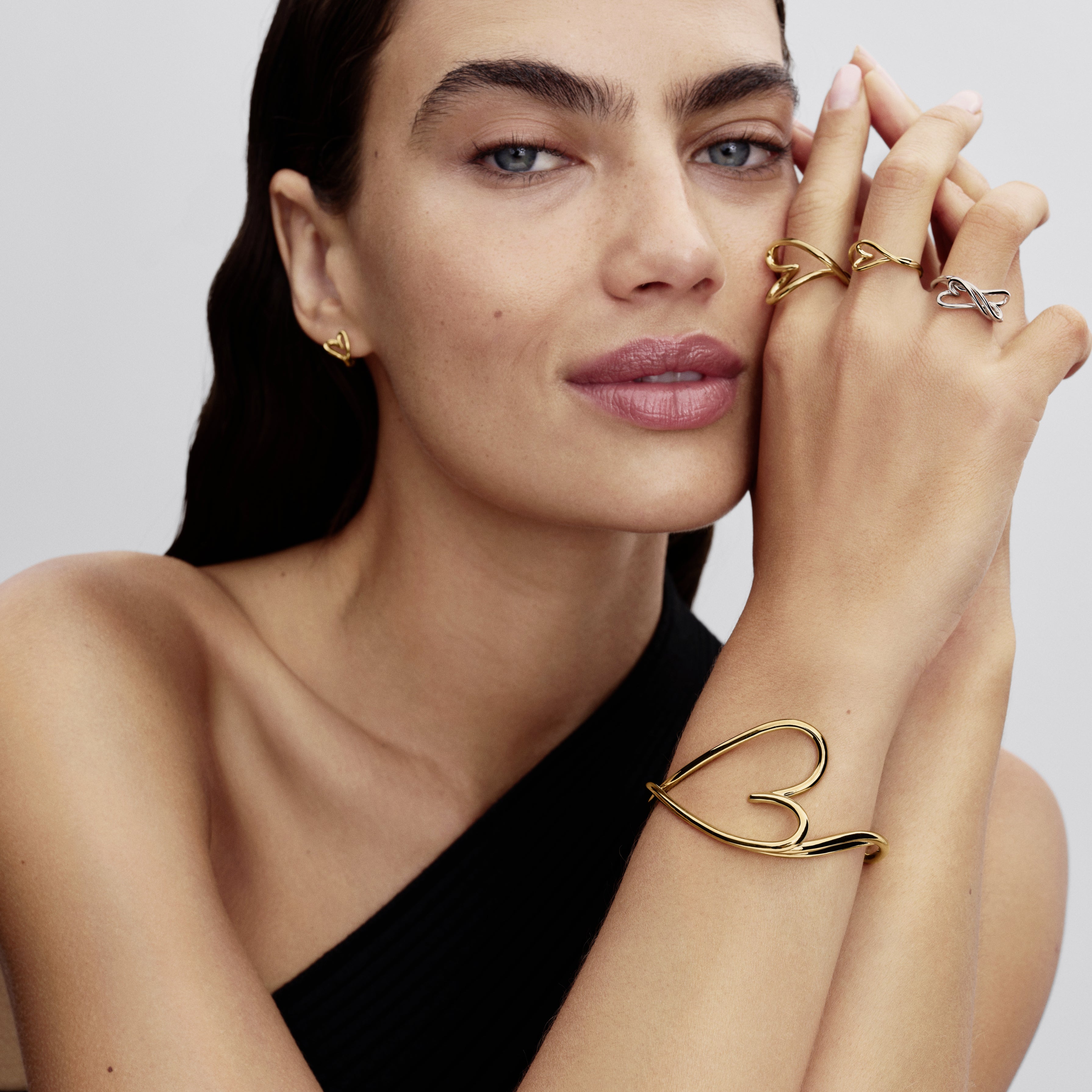 Heart 14K Gold-Plated Ring
