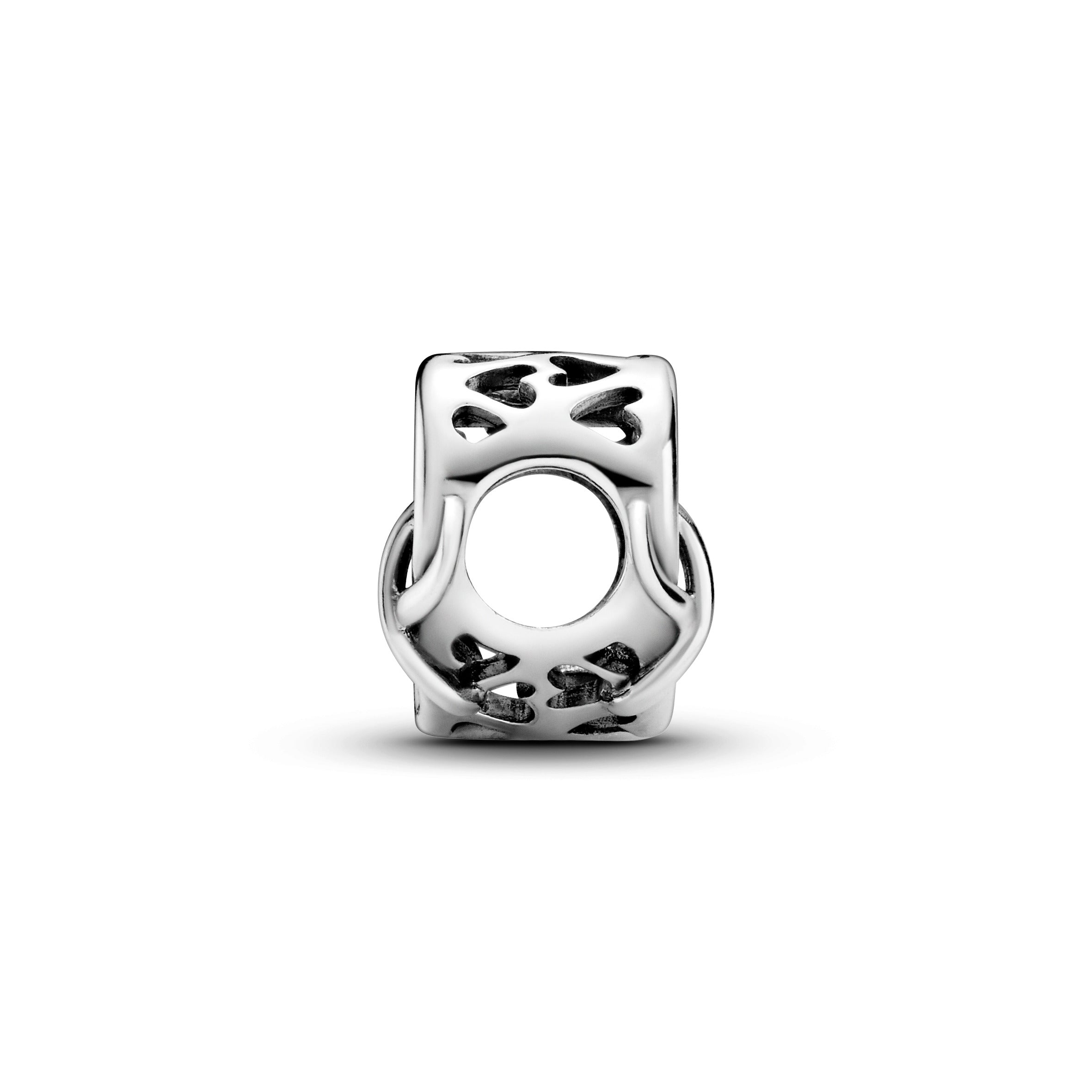 Heart And Infinity Sterling Silver Charm