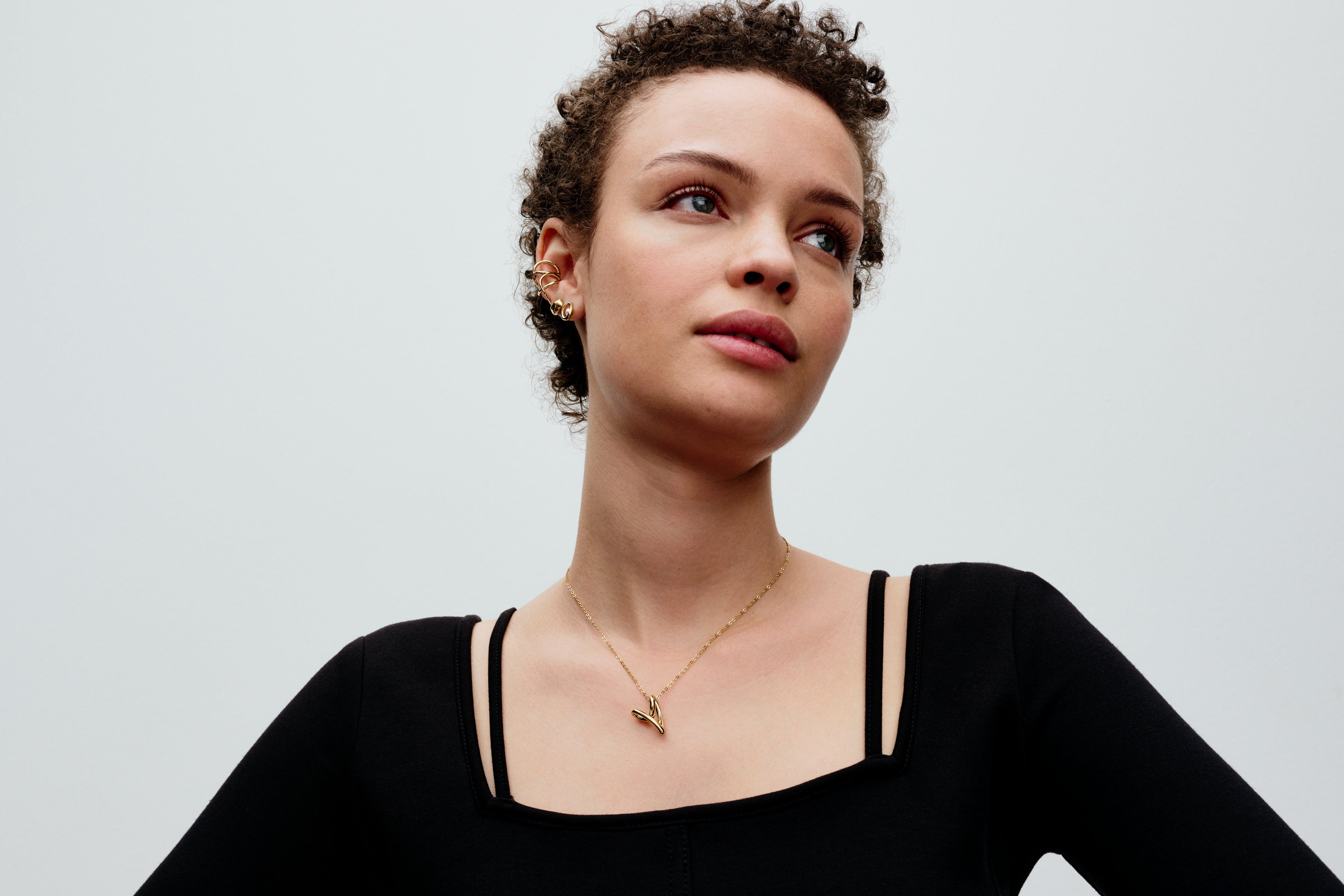 Heart Pendant 14K Gold-Plated Necklace