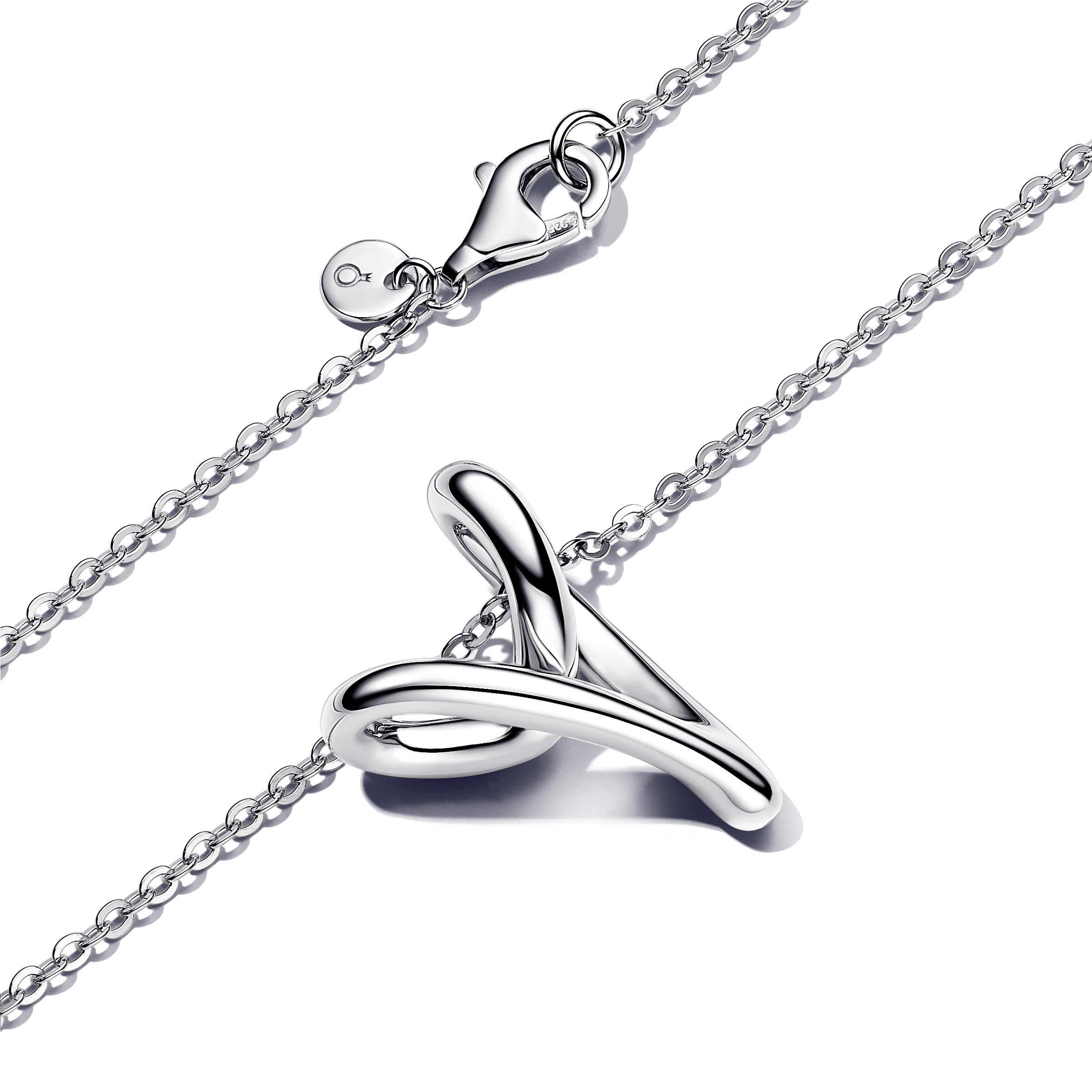 Heart Pendant Sterling Silver Necklace