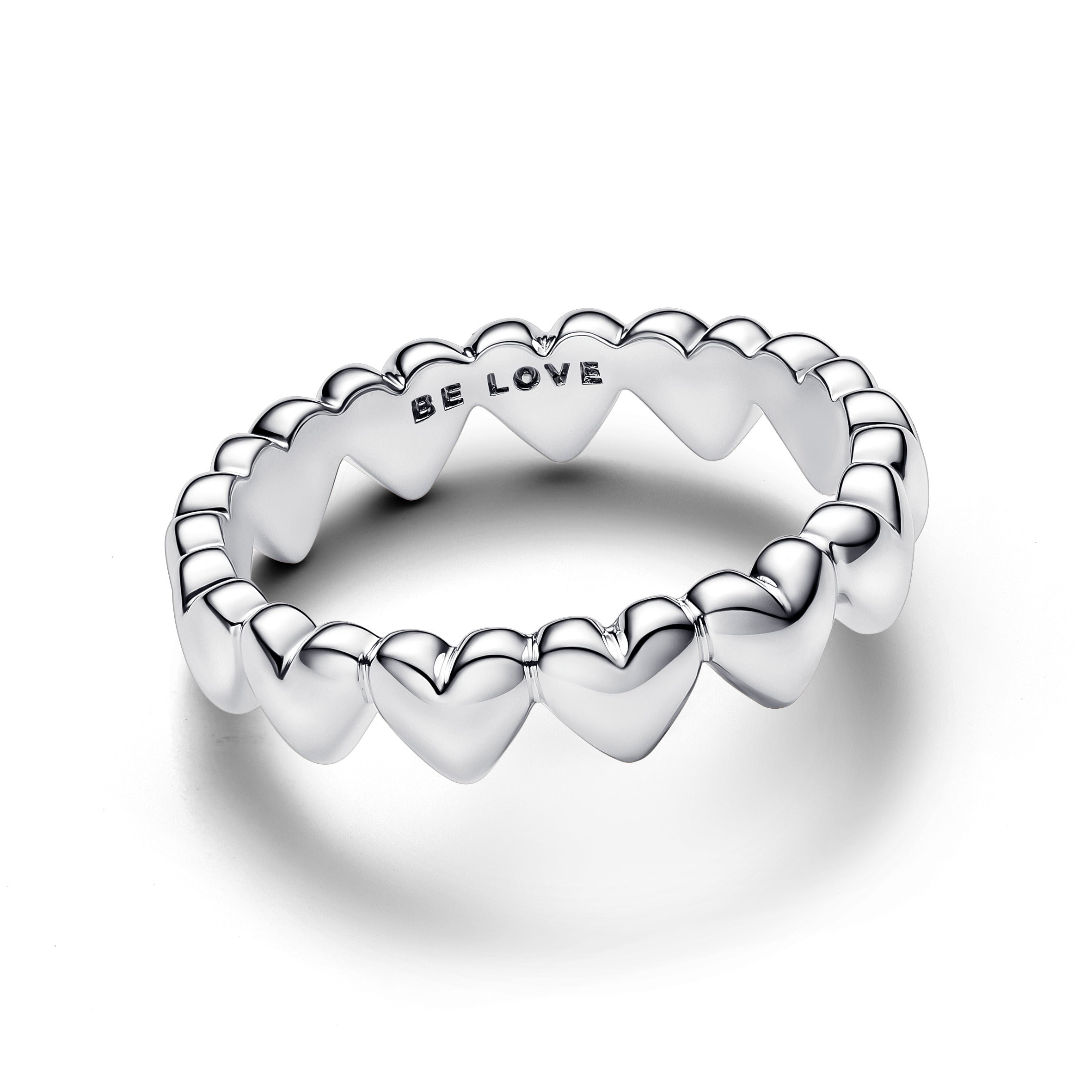 Hearts Sterling Silver Ring