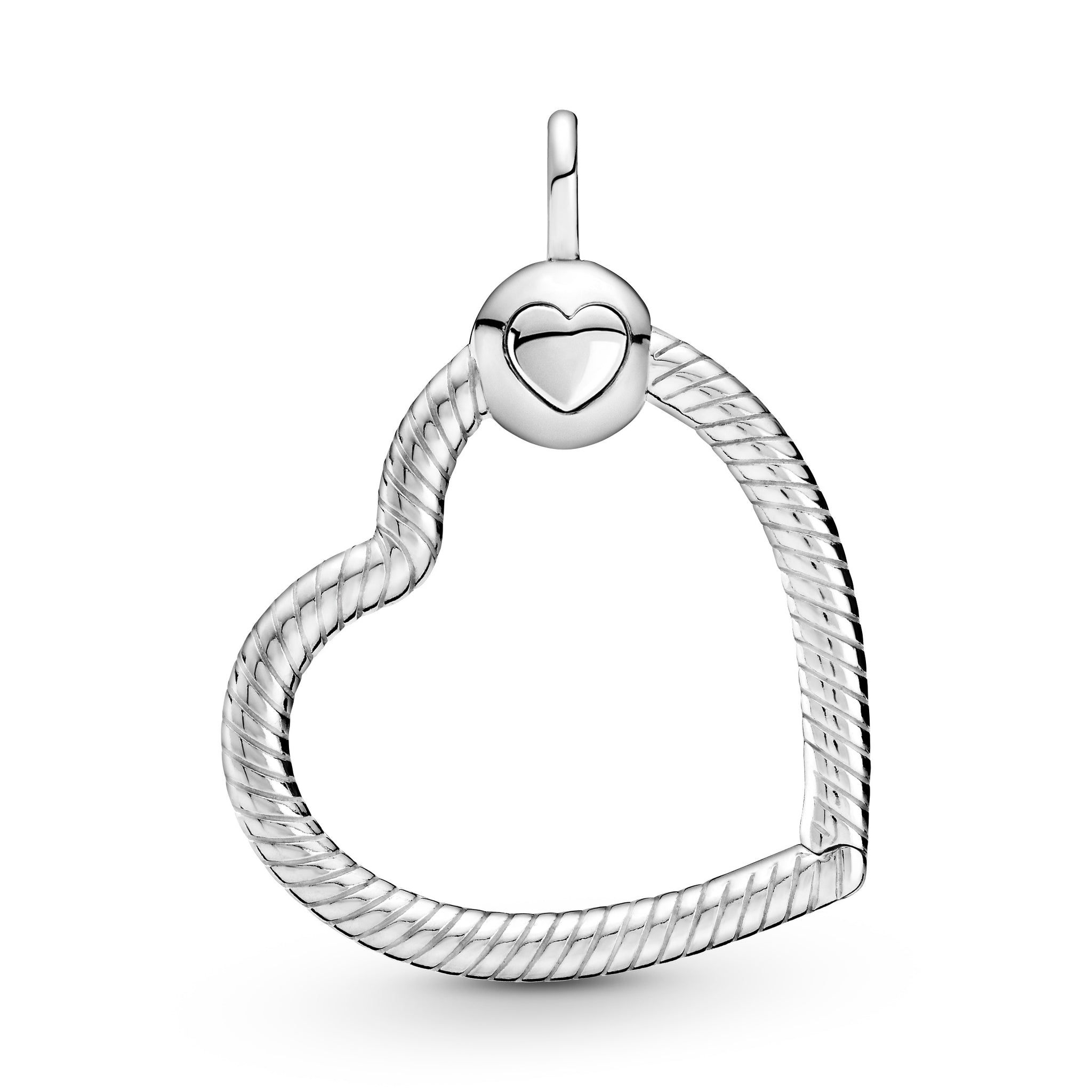 Heart Sterling Silver O Pendant