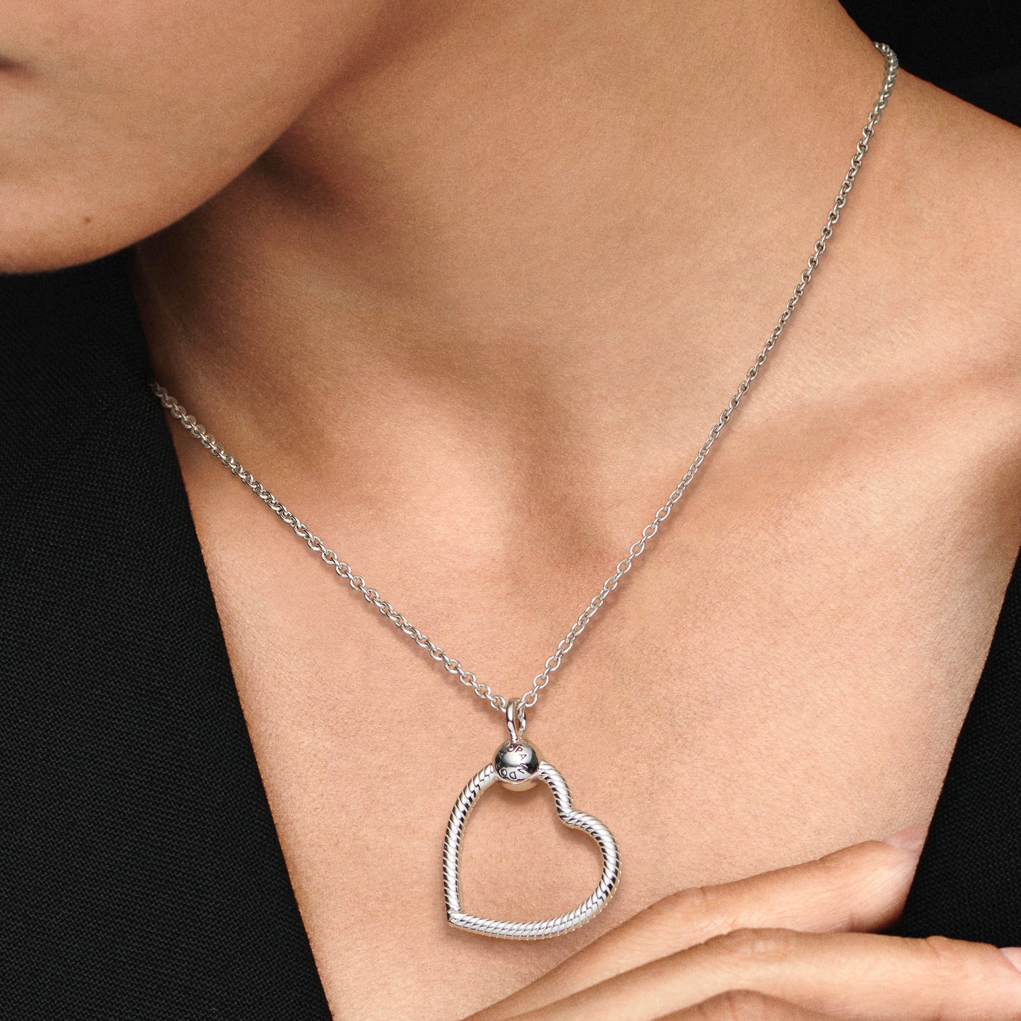 Heart Sterling Silver O Pendant