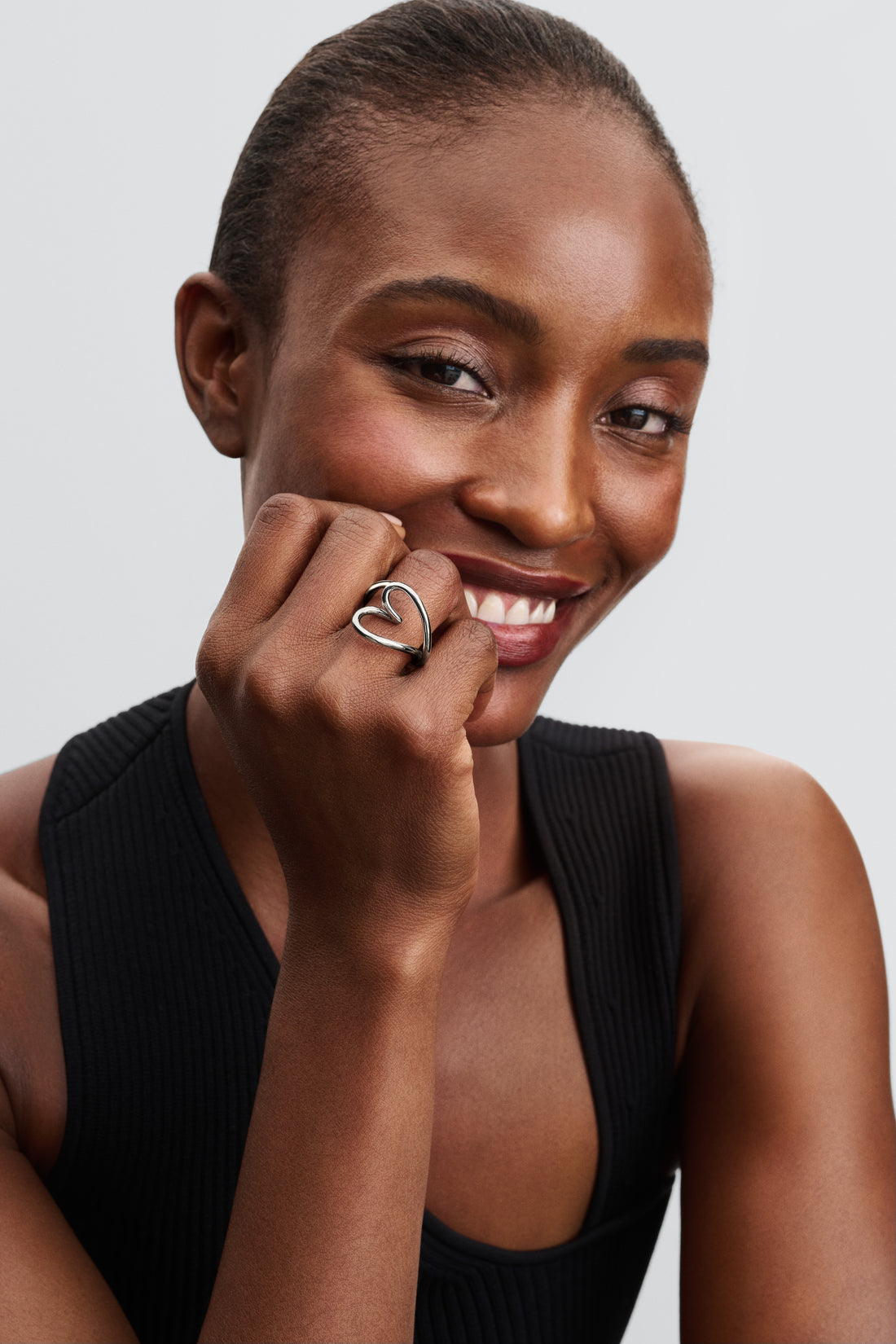 Heart Sterling Silver Ring