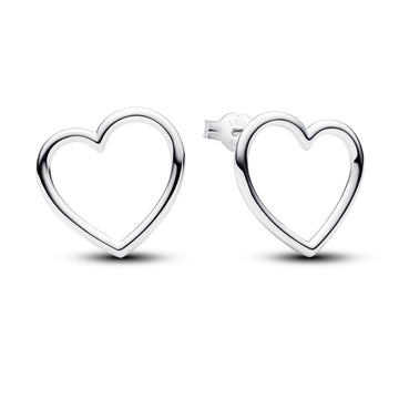 Heart Sterling Silver Stud Earrings