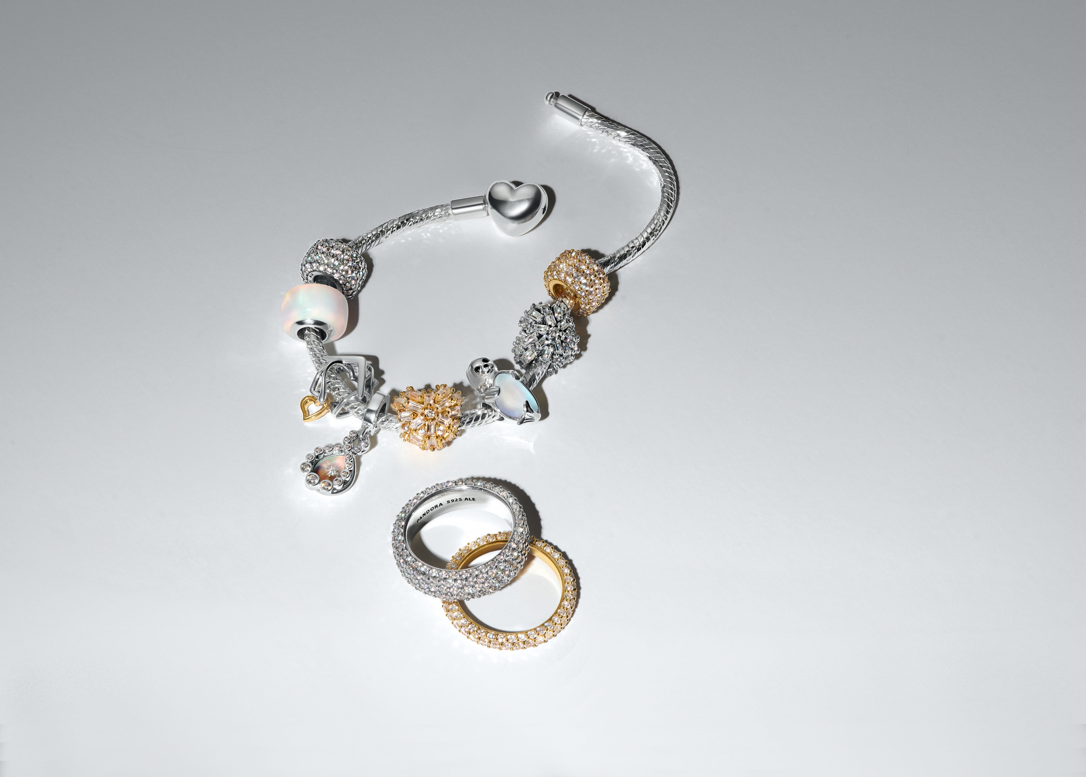 Home Sterling Silver And 14K Gold-Plated Charm