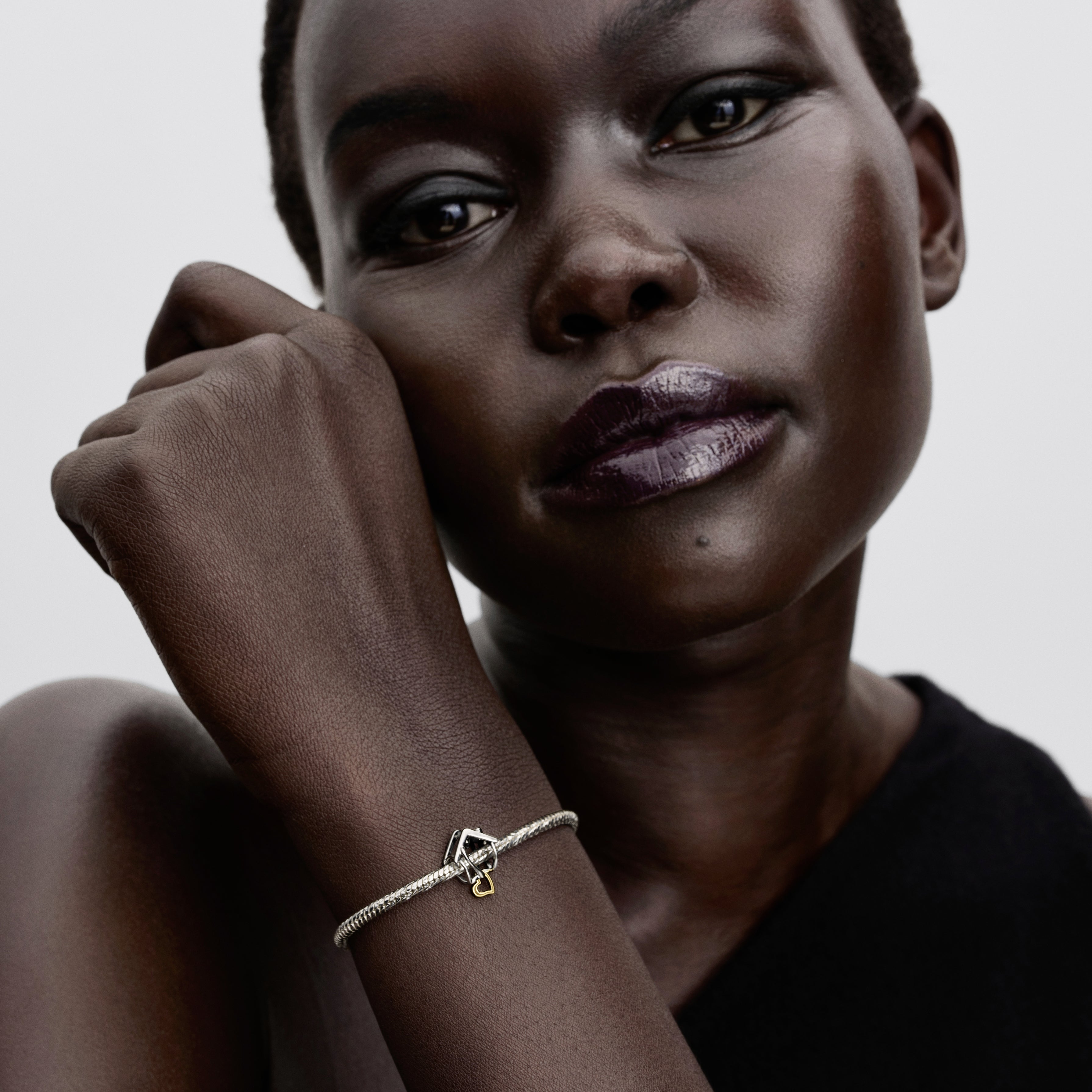 Home Sterling Silver And 14K Gold-Plated Charm