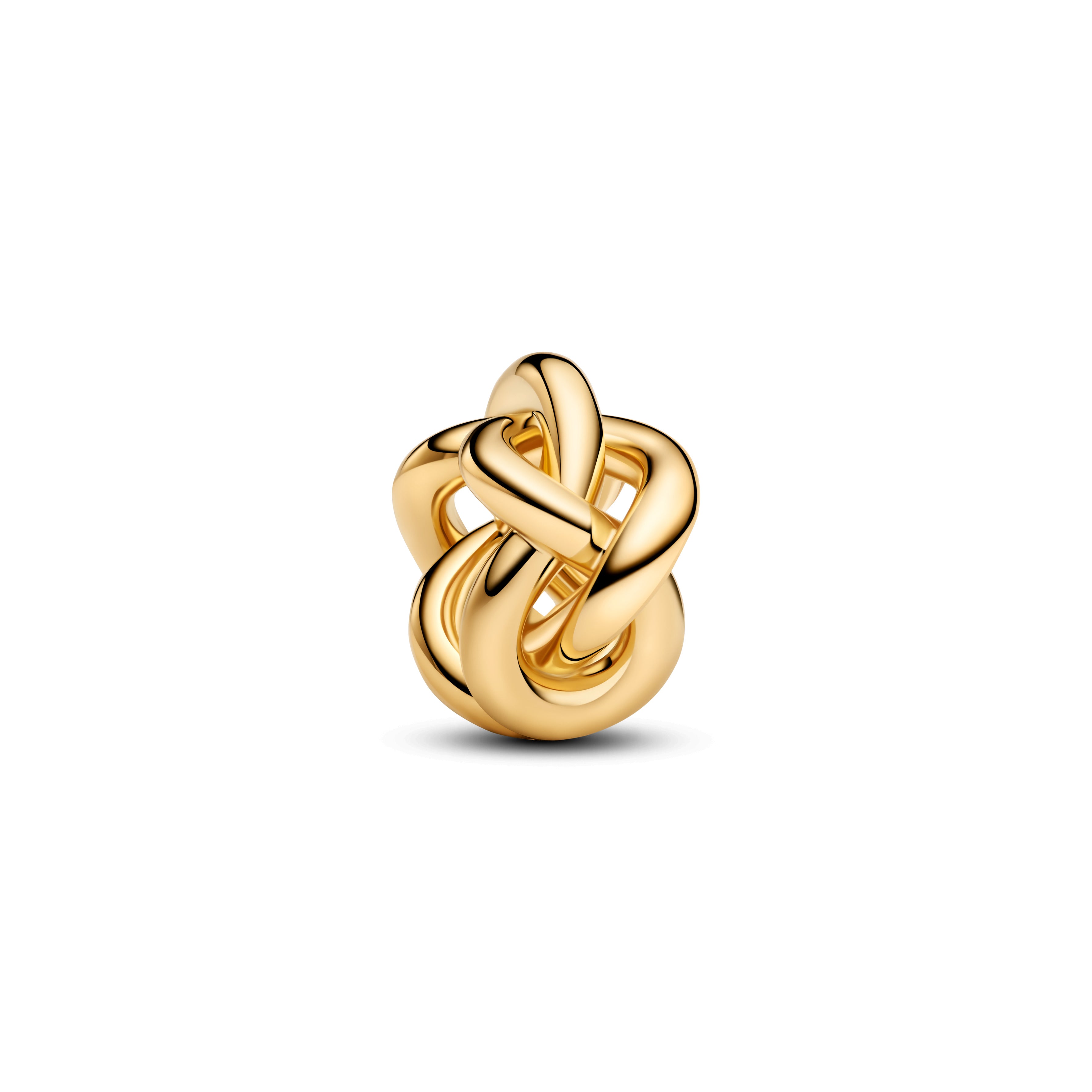 Infinity Knot 14K Gold-Plated Charm