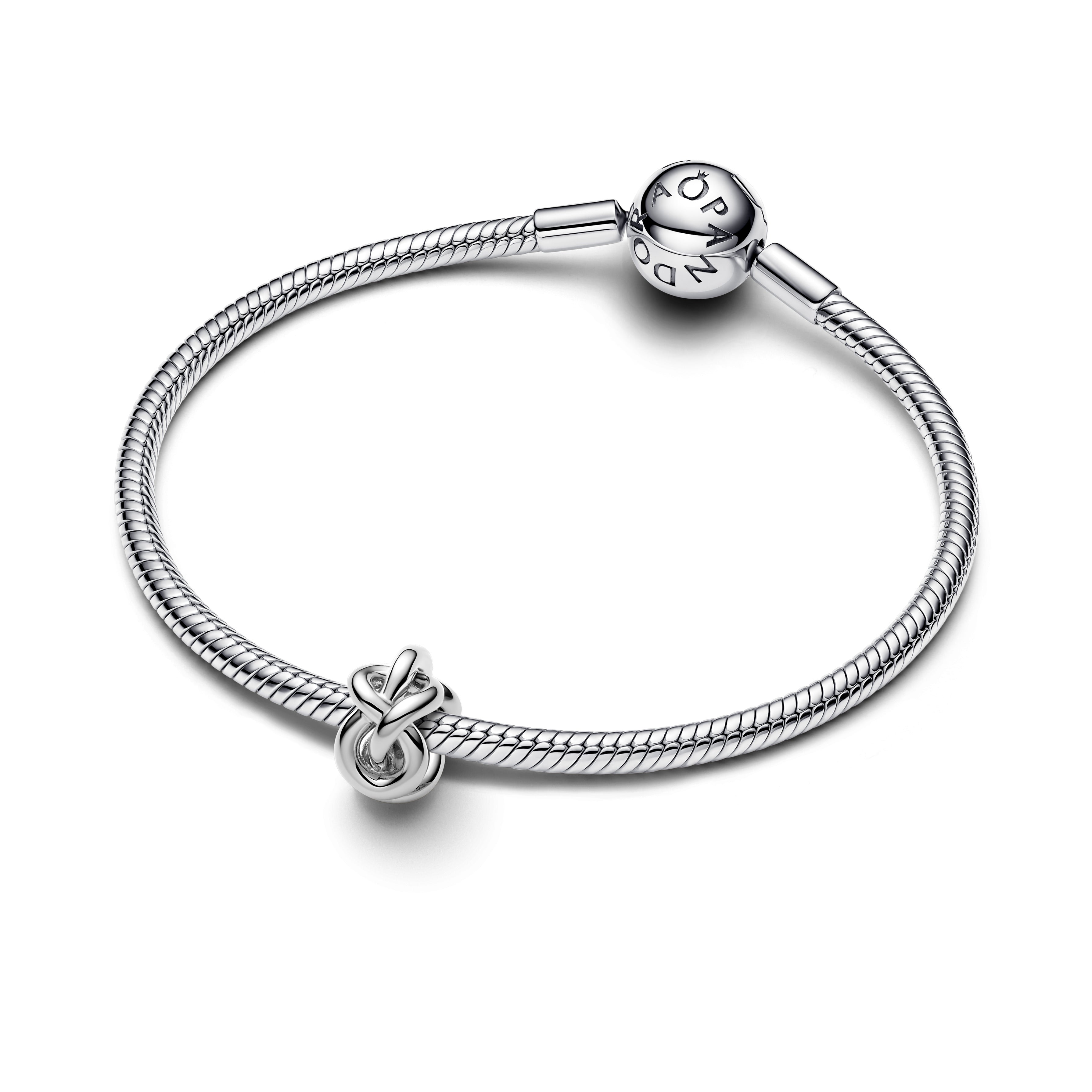 Infinity Knot Sterling Silver Charm