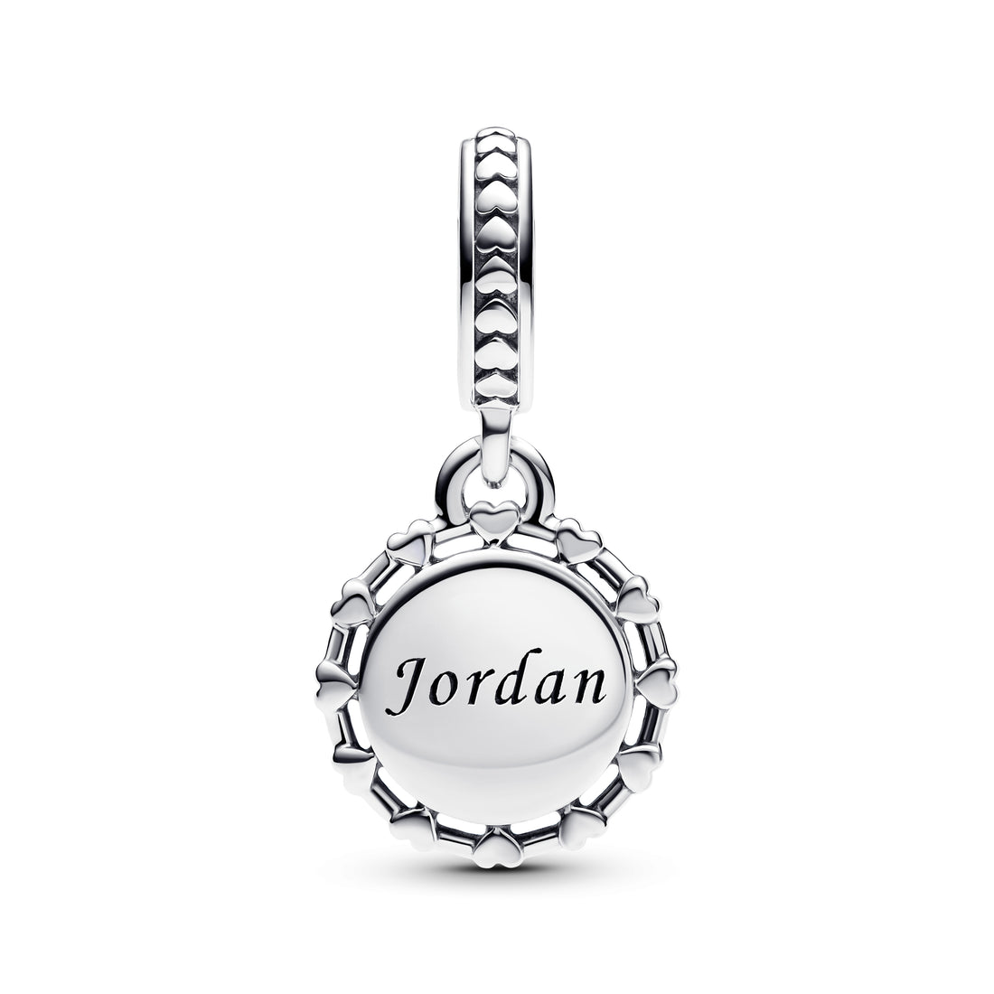 Jordan Sterling Silver Dangle With Red, Black, Green And White Enamel
