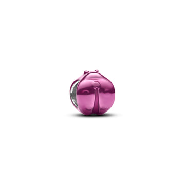 Ladybug Sterling Silver Mini Charm With Pink Enamel