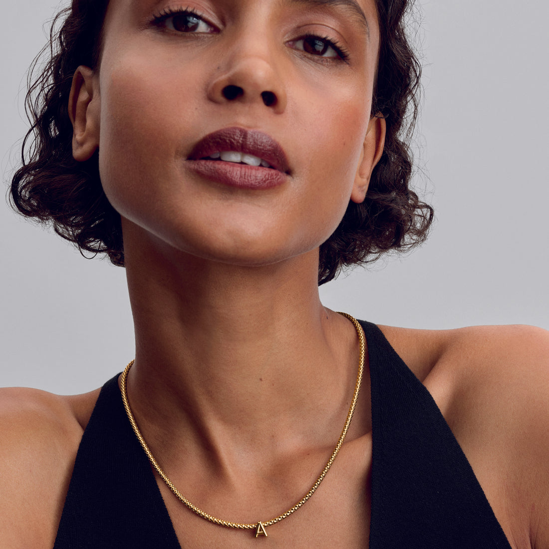 Letter A 14K Gold-Plated Charm