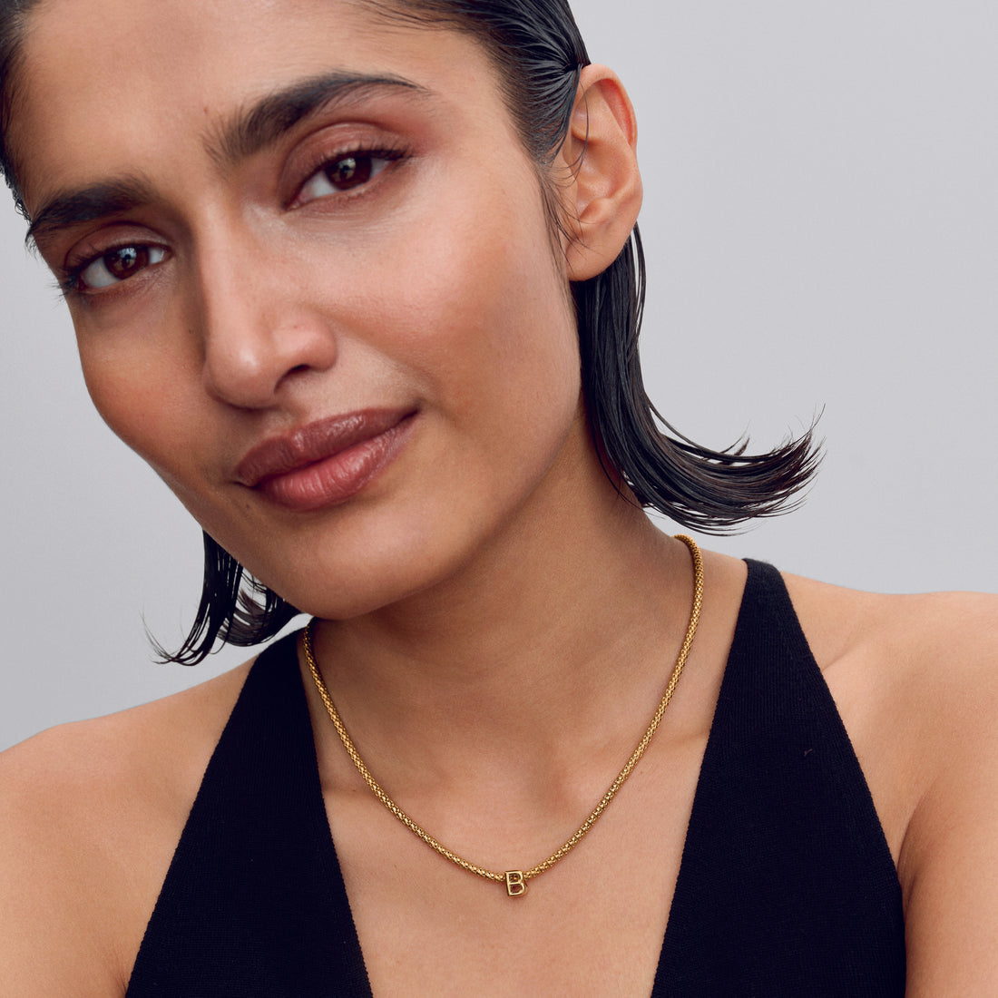 Letter B 14K Gold-Plated Charm