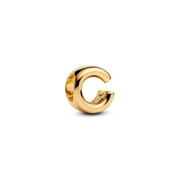 Letter C 14K Gold-Plated Charm