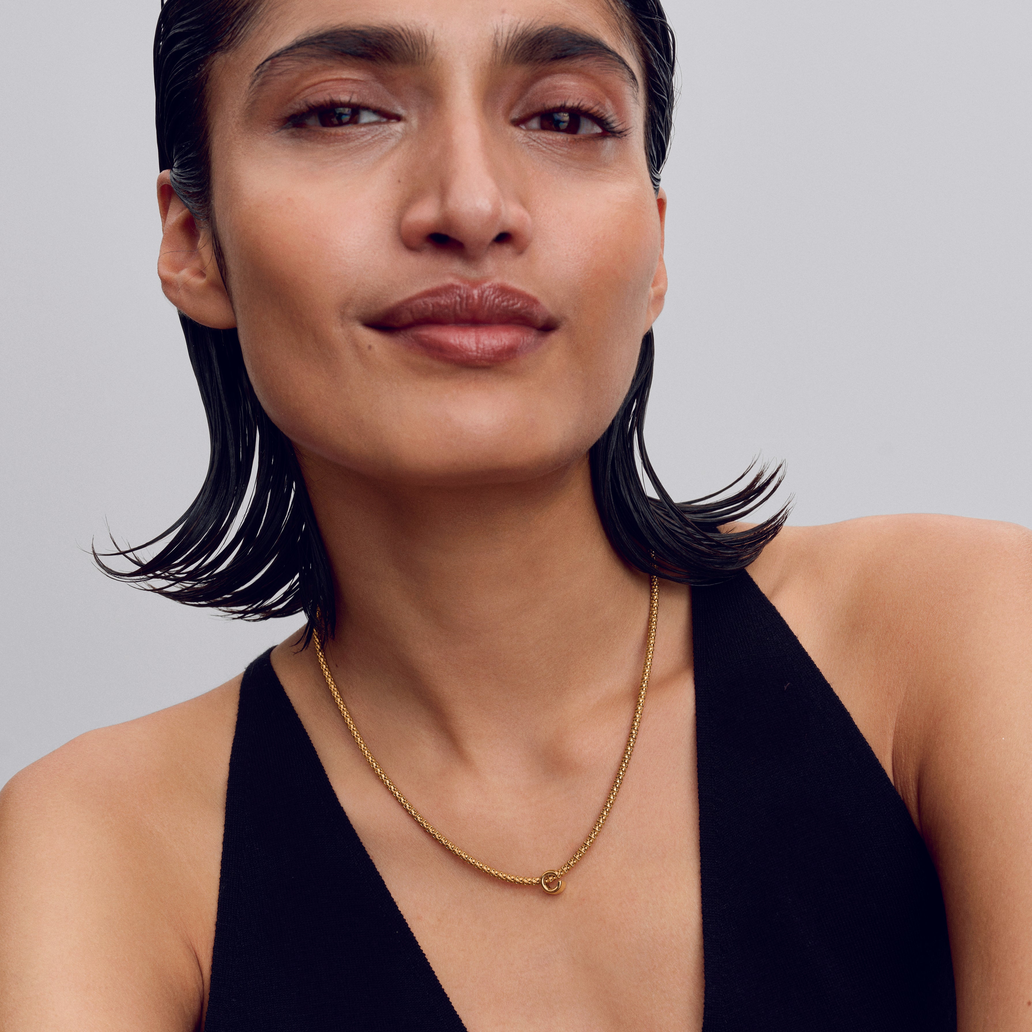 Letter C 14K Gold-Plated Charm