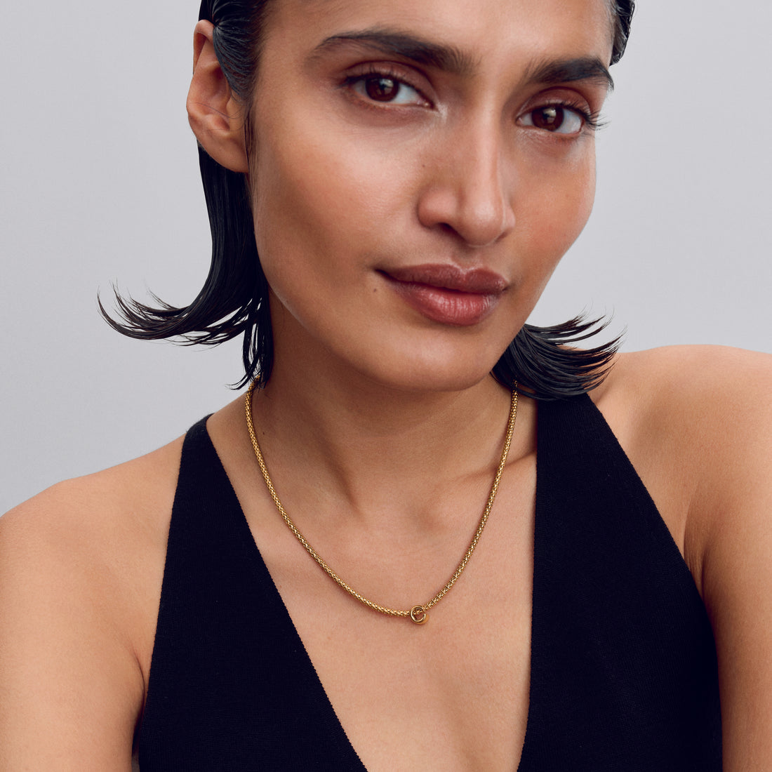 Letter C 14K Gold-Plated Charm