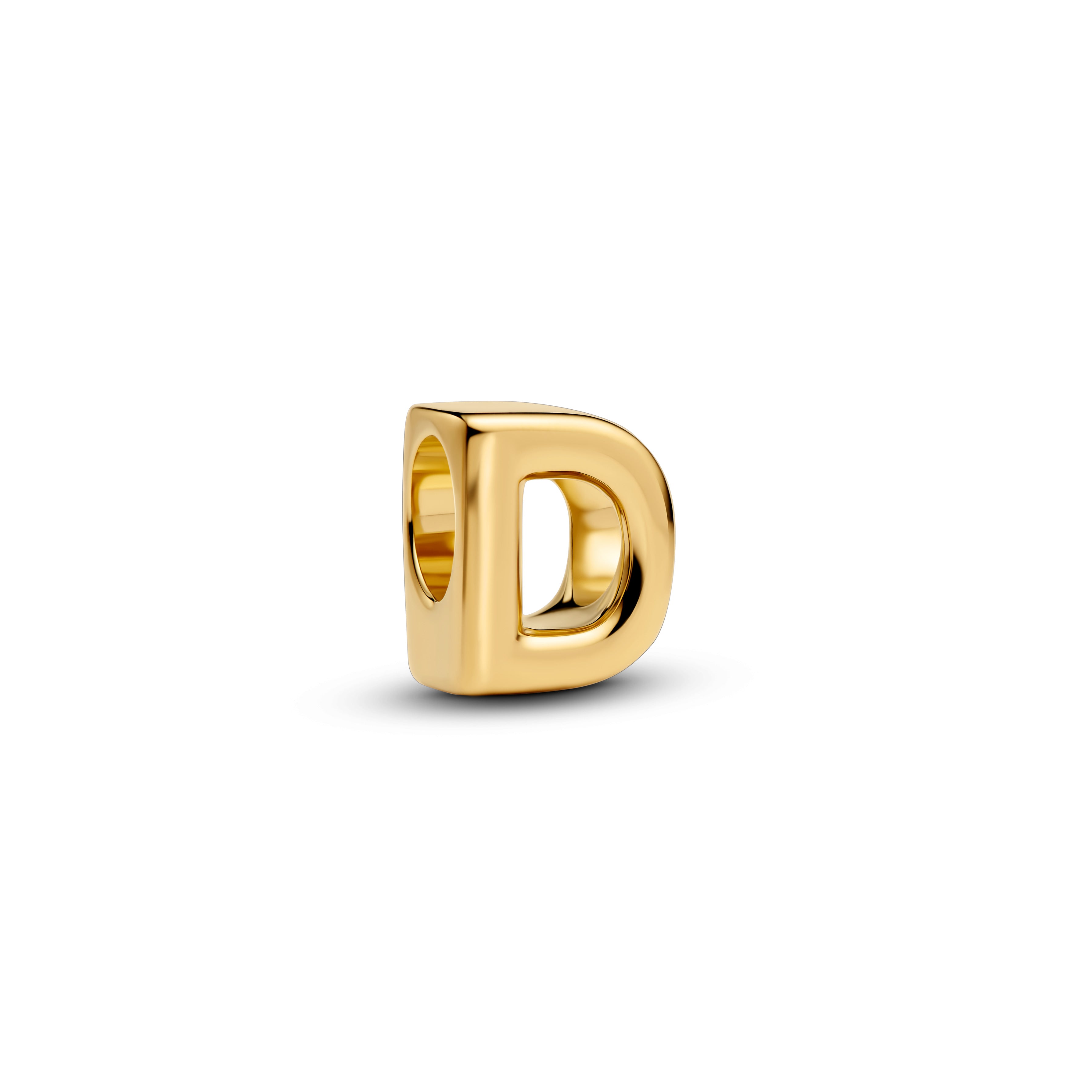 Letter D 14K Gold-Plated Charm