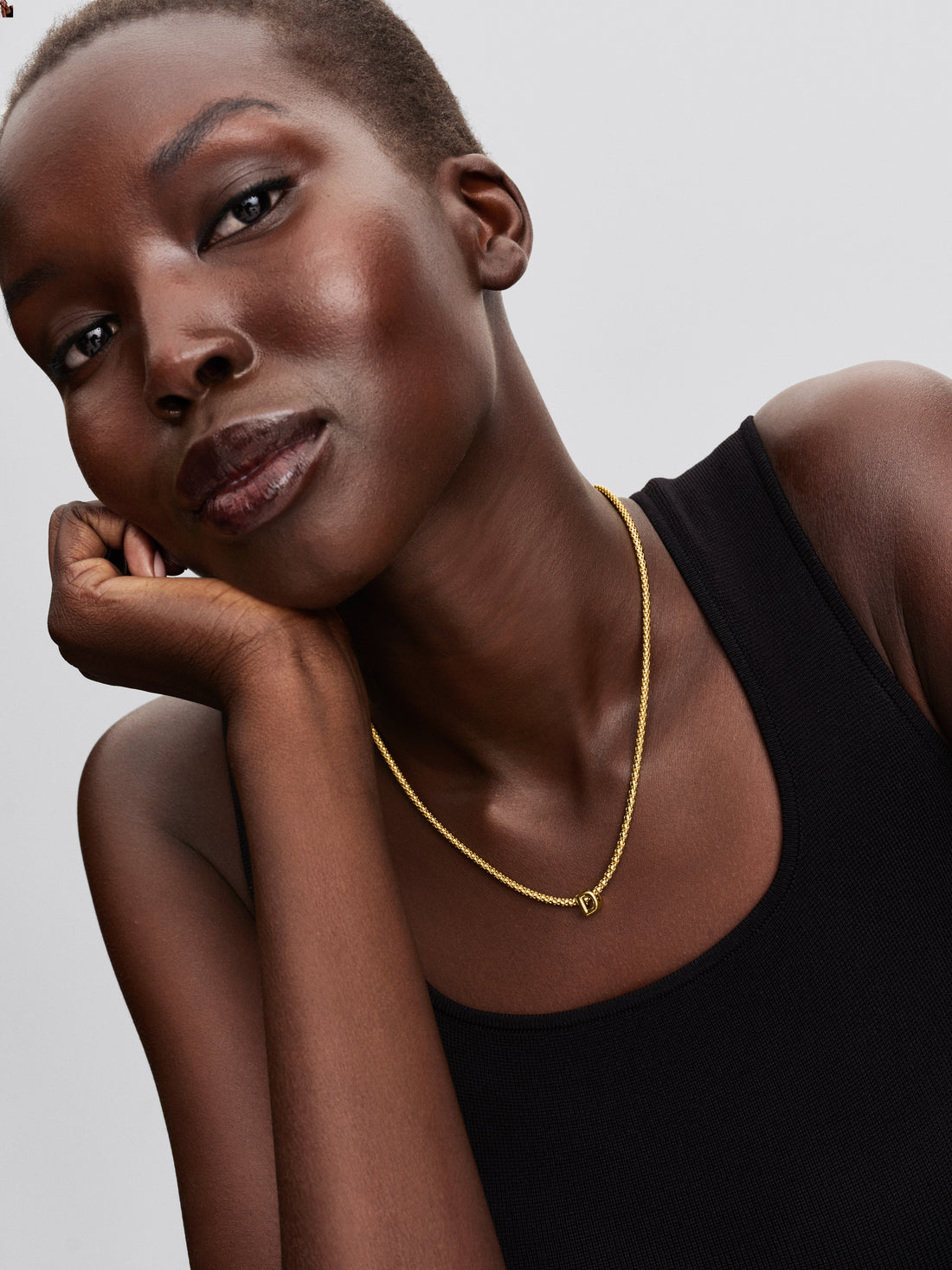 Letter D 14K Gold-Plated Charm