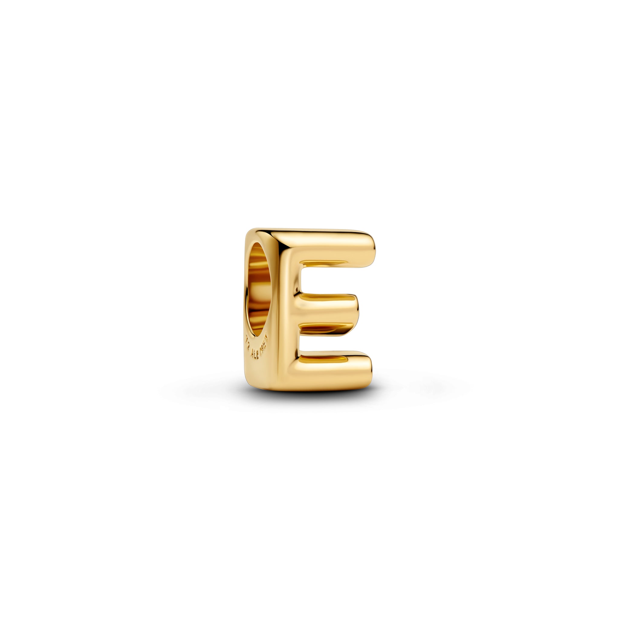 Letter E 14K Gold-Plated Charm
