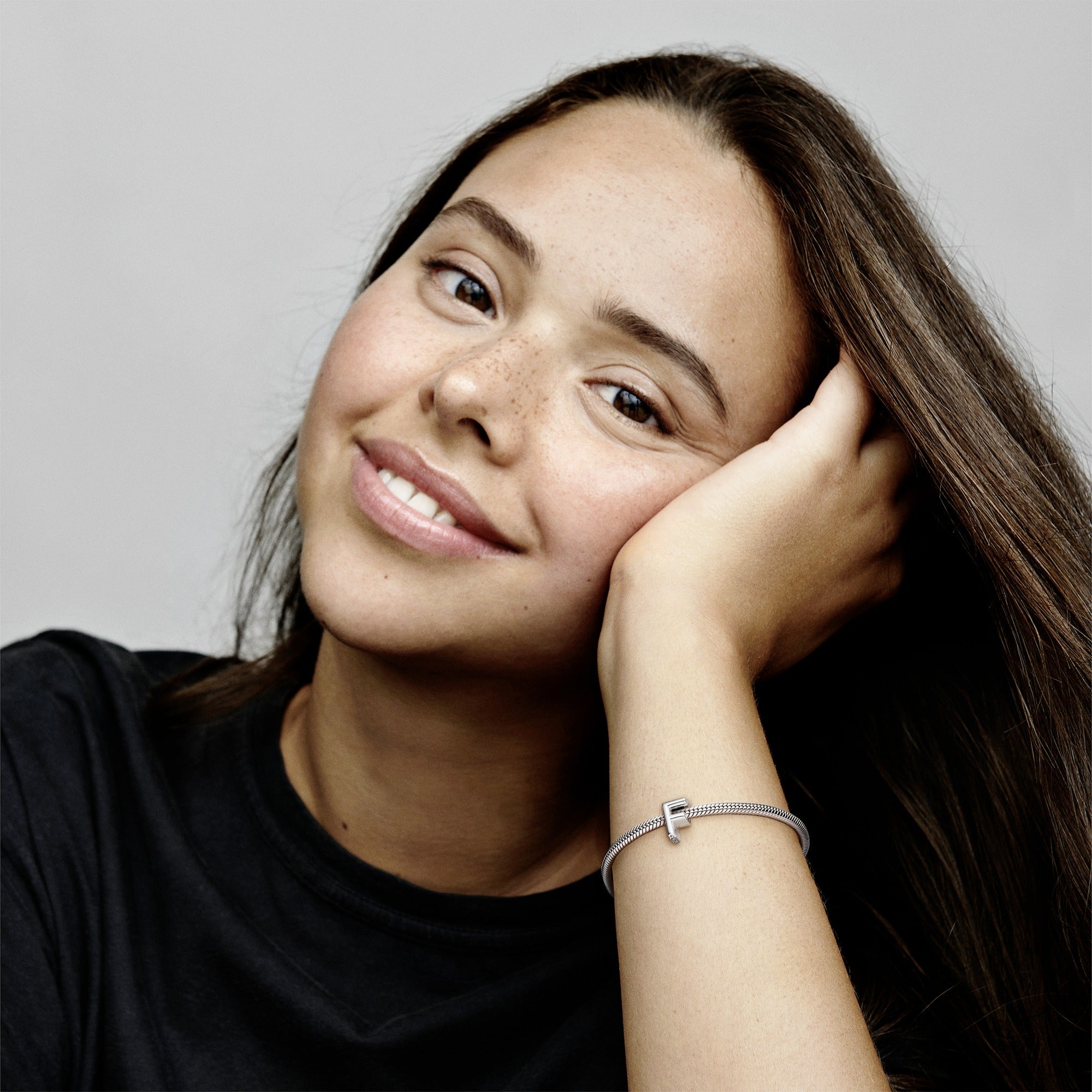 Letter F Silver Charm