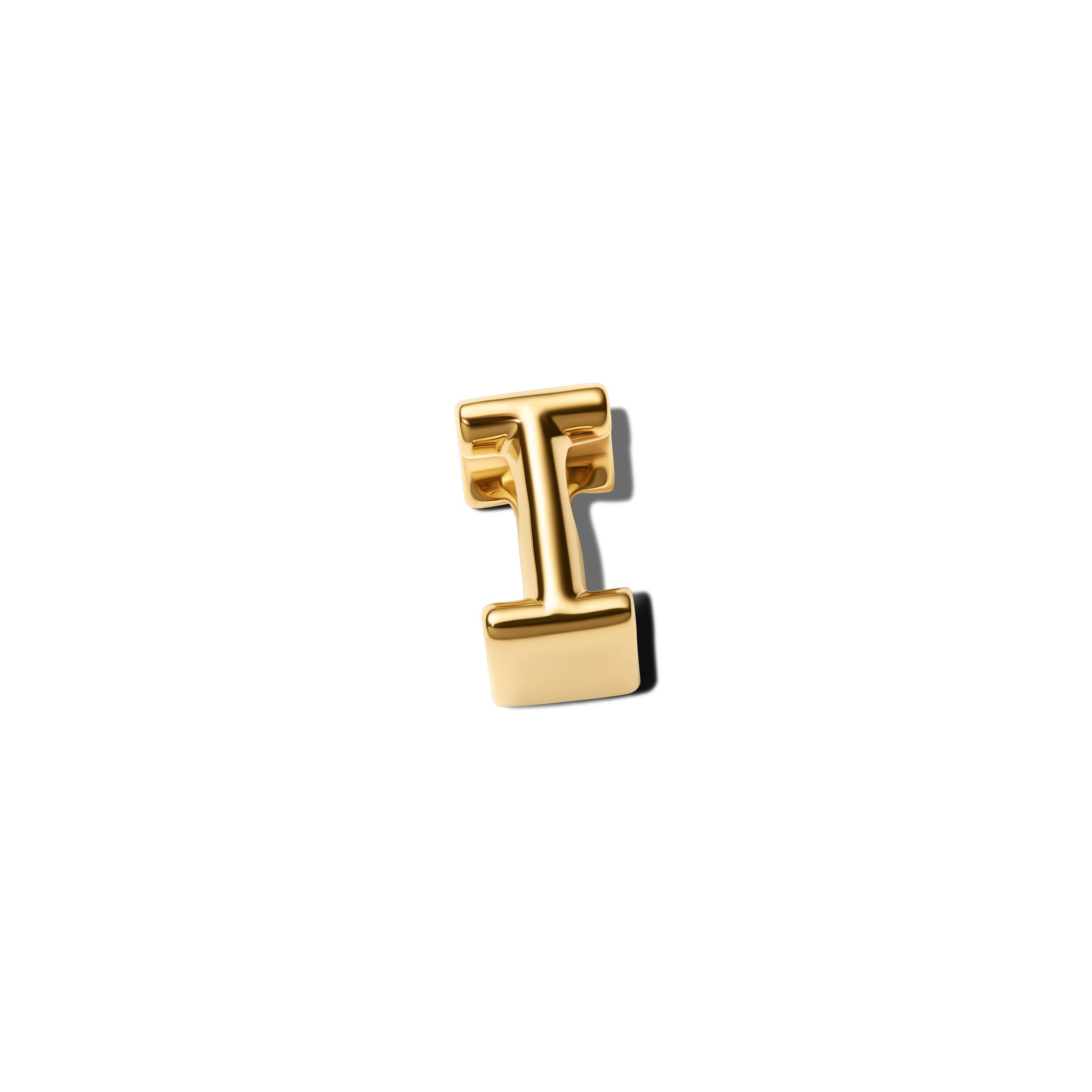 Letter I 14K Gold-Plated Charm
