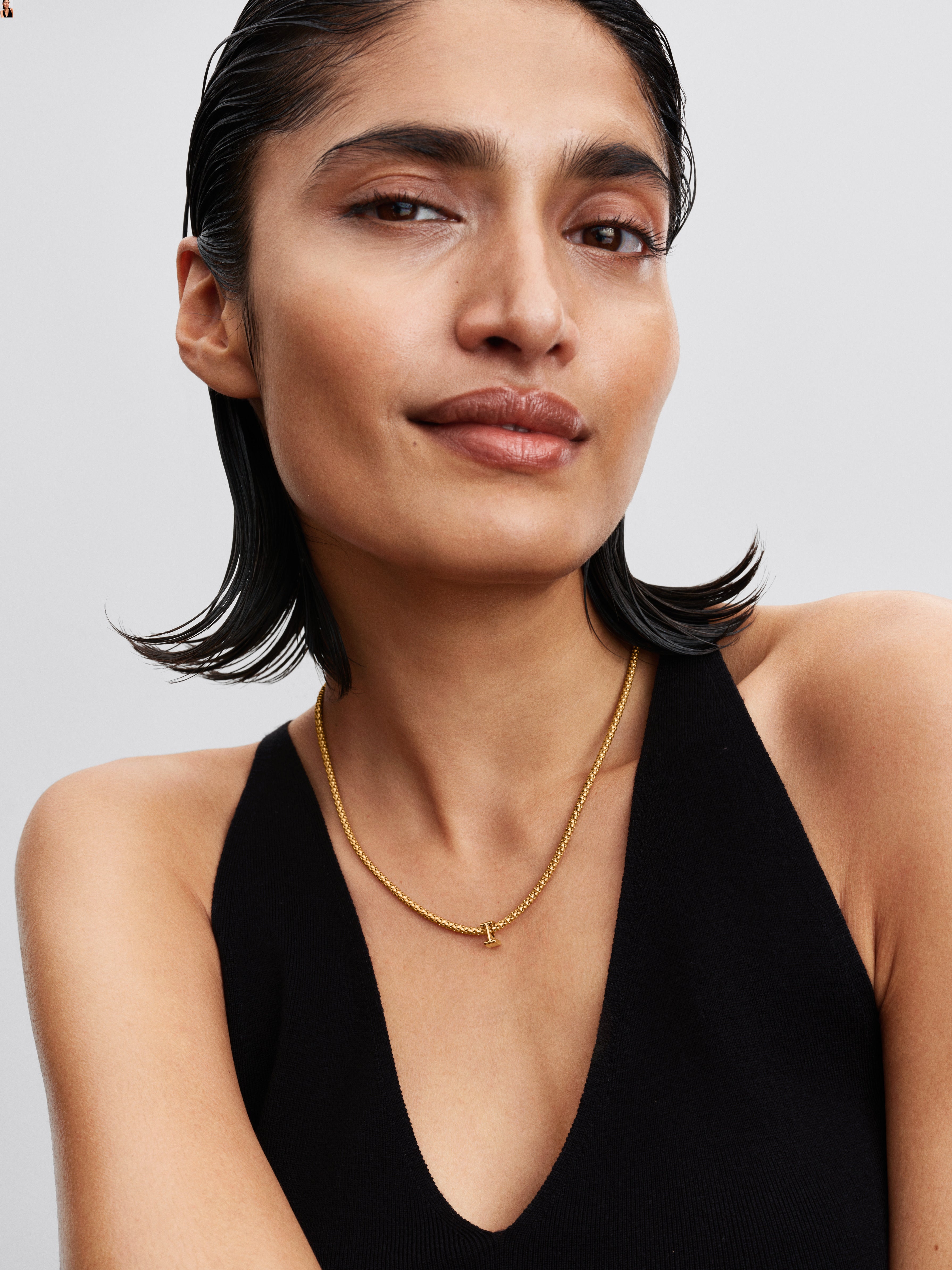 Letter I 14K Gold-Plated Charm