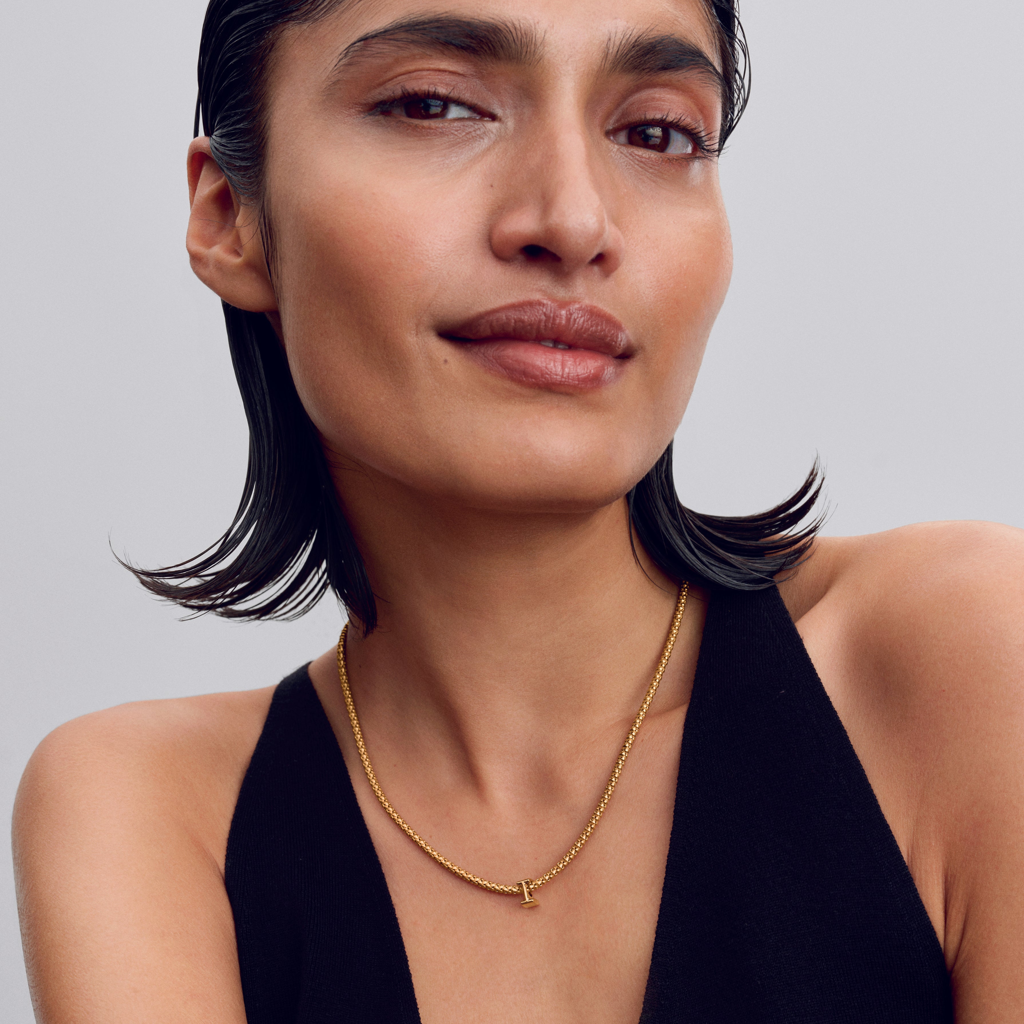 Letter I 14K Gold-Plated Charm