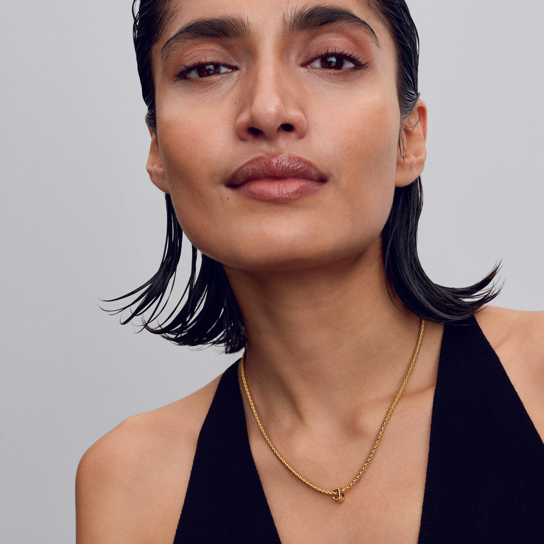 Letter J 14K Gold-Plated Charm