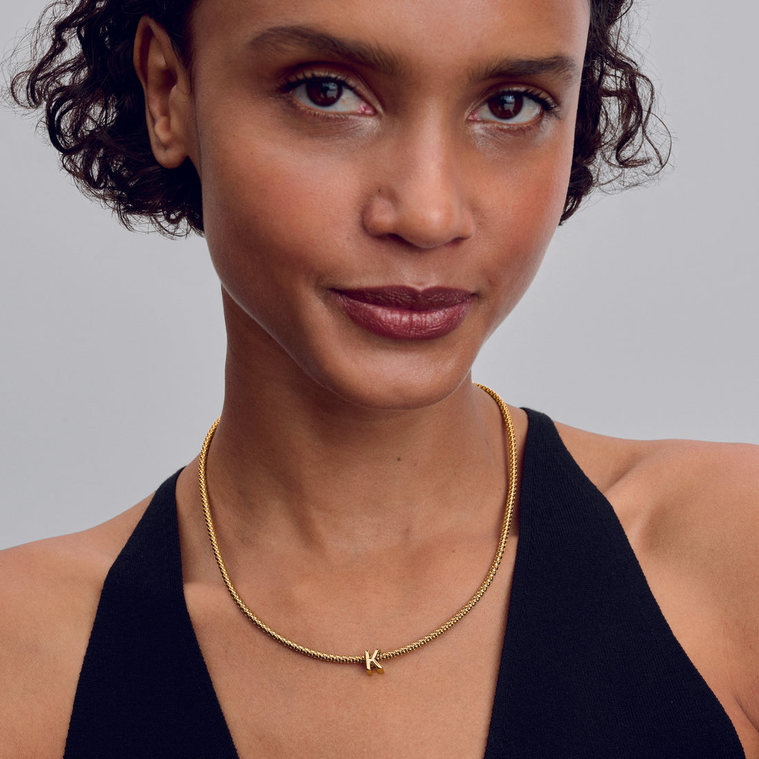 Letter K 14K Gold-Plated Charm