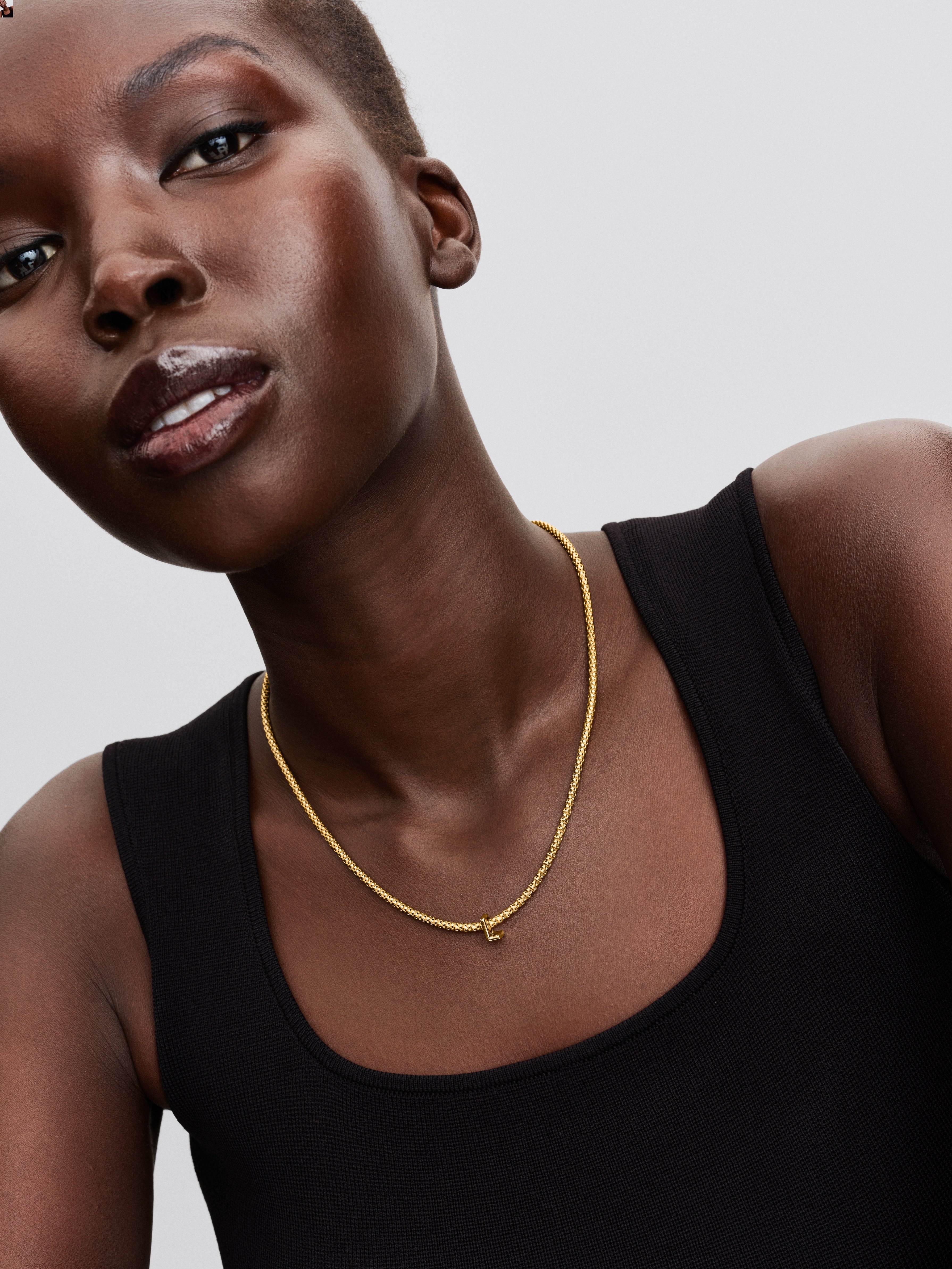 Letter L 14K Gold-Plated Charm