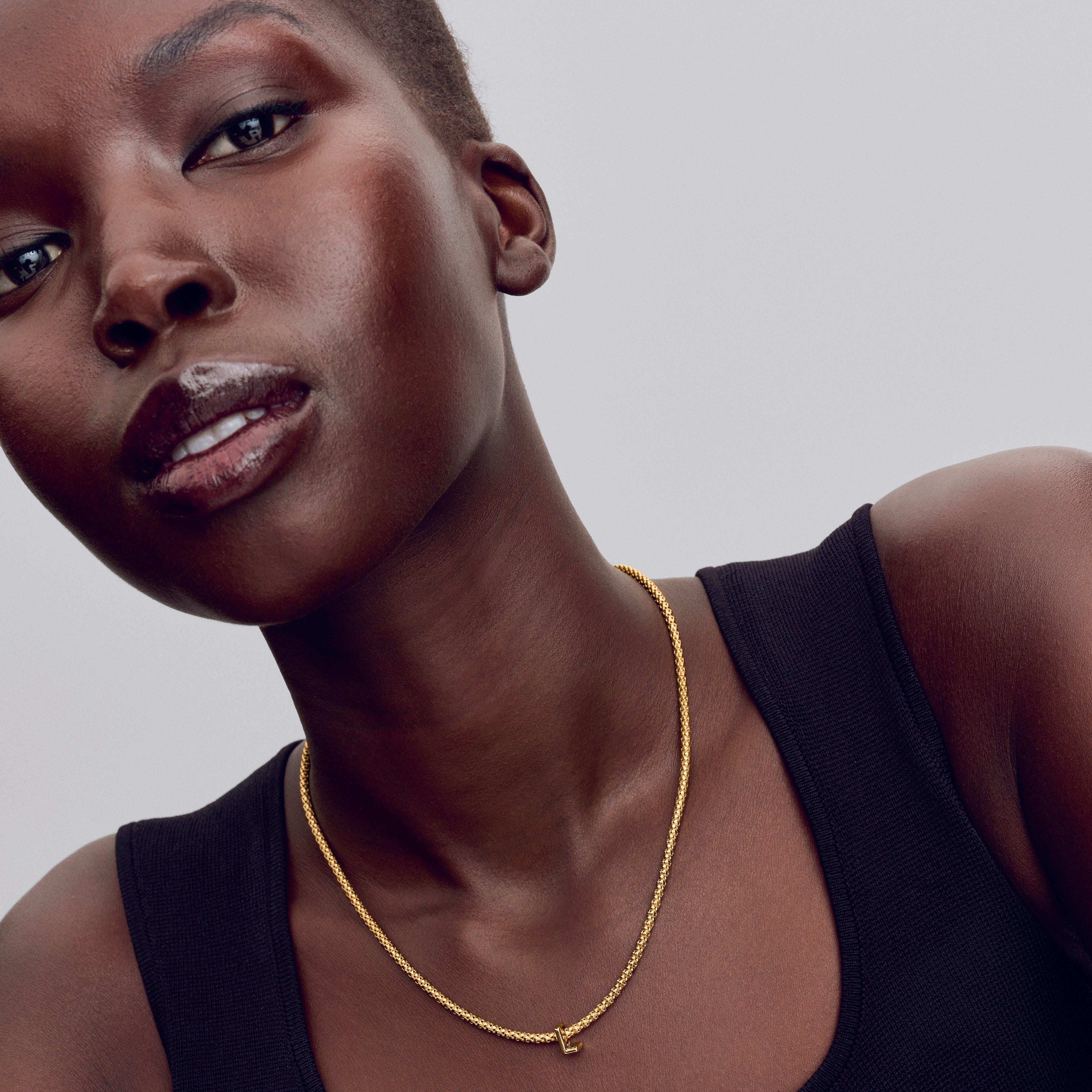 Letter L 14K Gold-Plated Charm