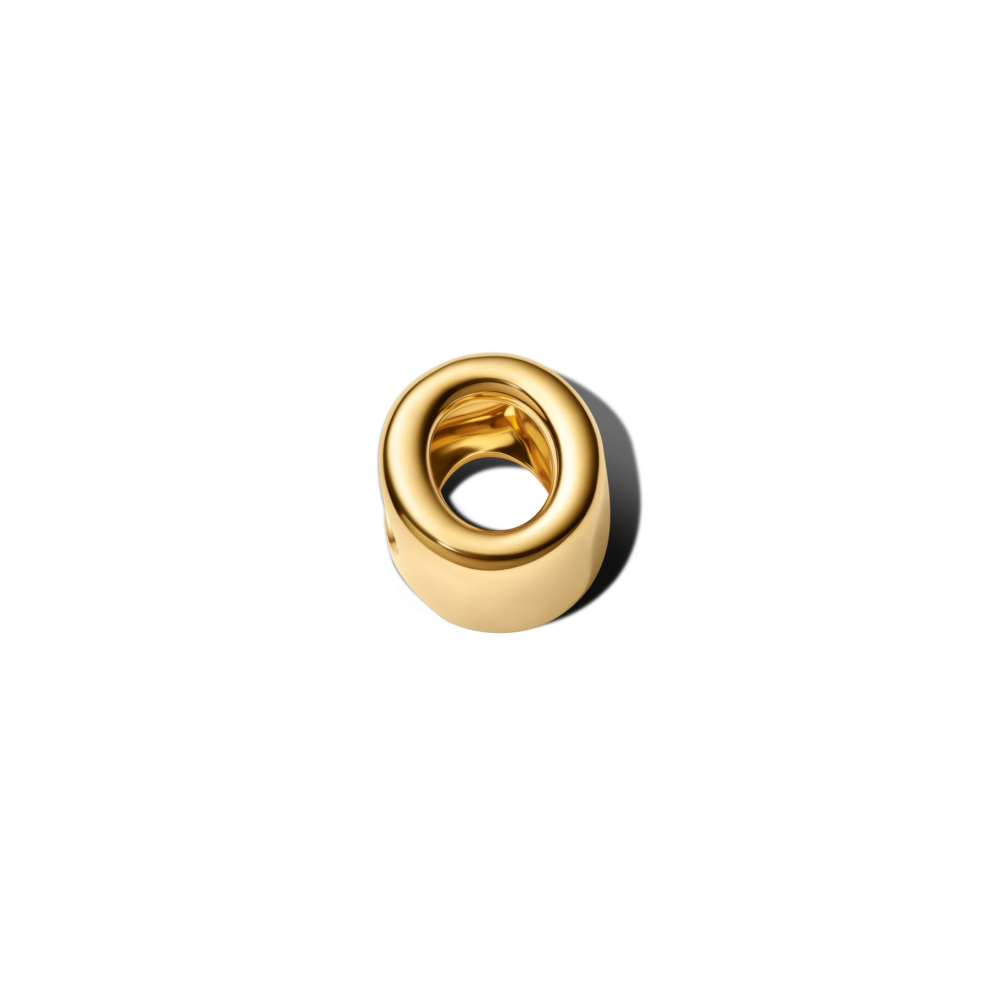 Letter O 14K Gold-Plated Charm