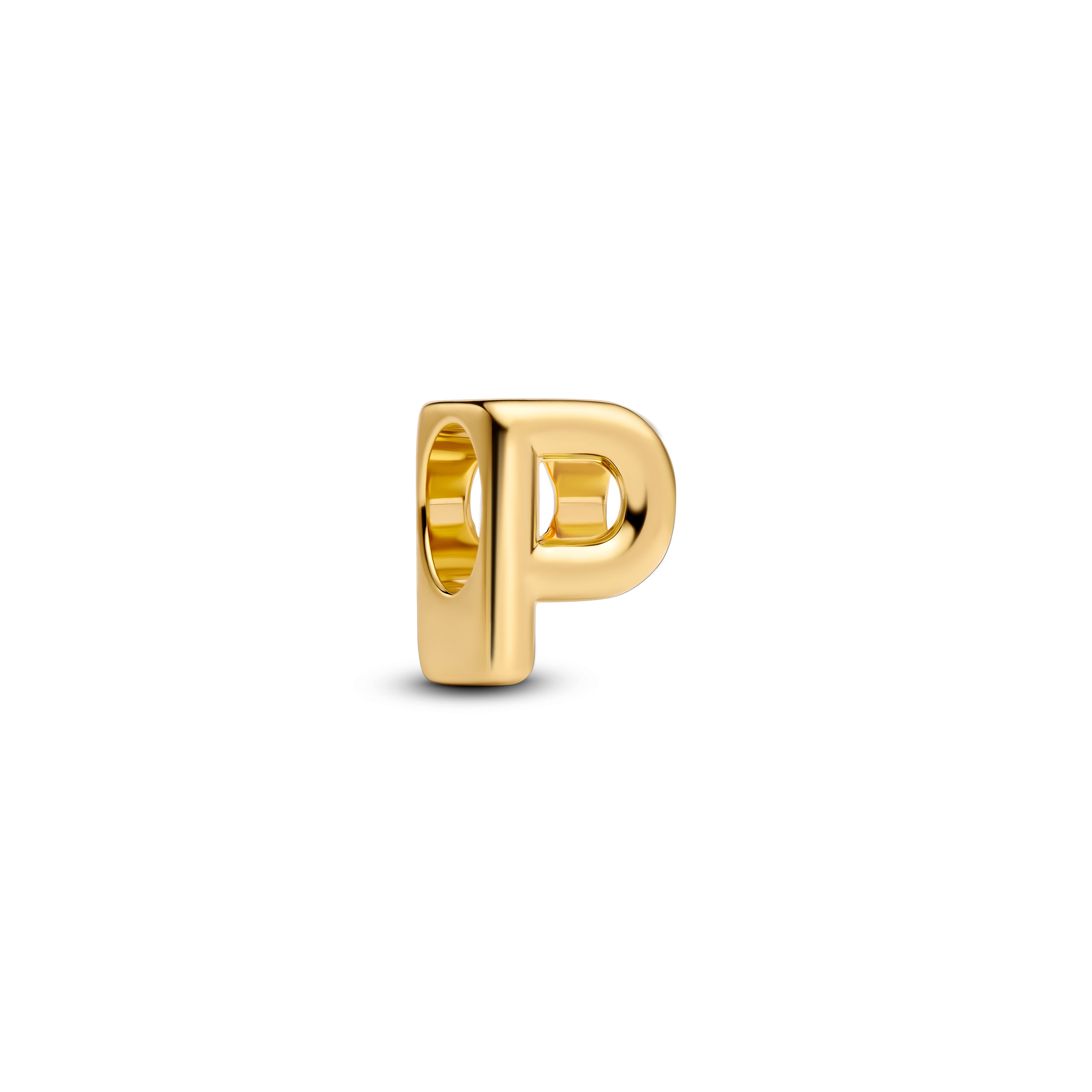 Letter P 14K Gold-Plated Charm