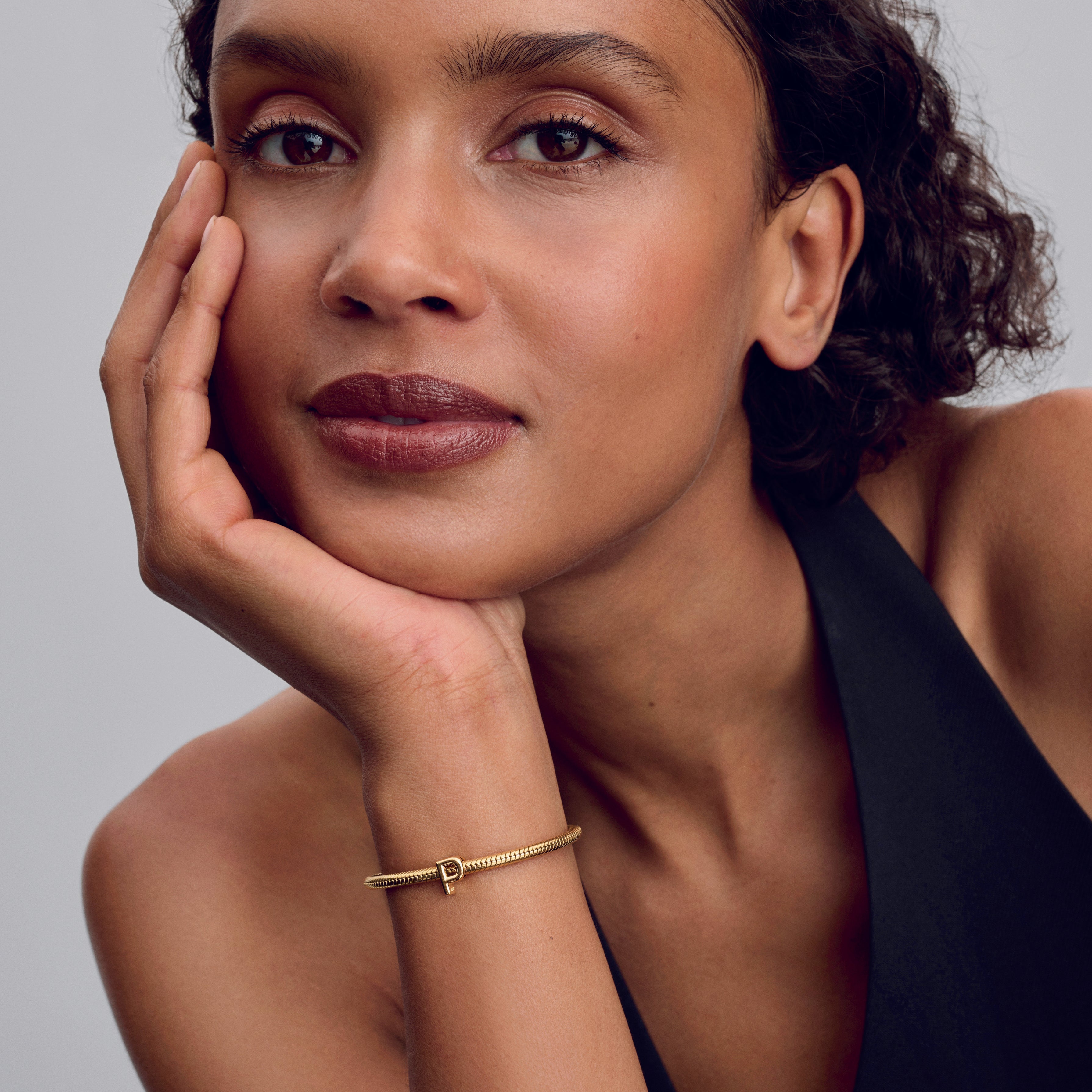 Letter P 14K Gold-Plated Charm