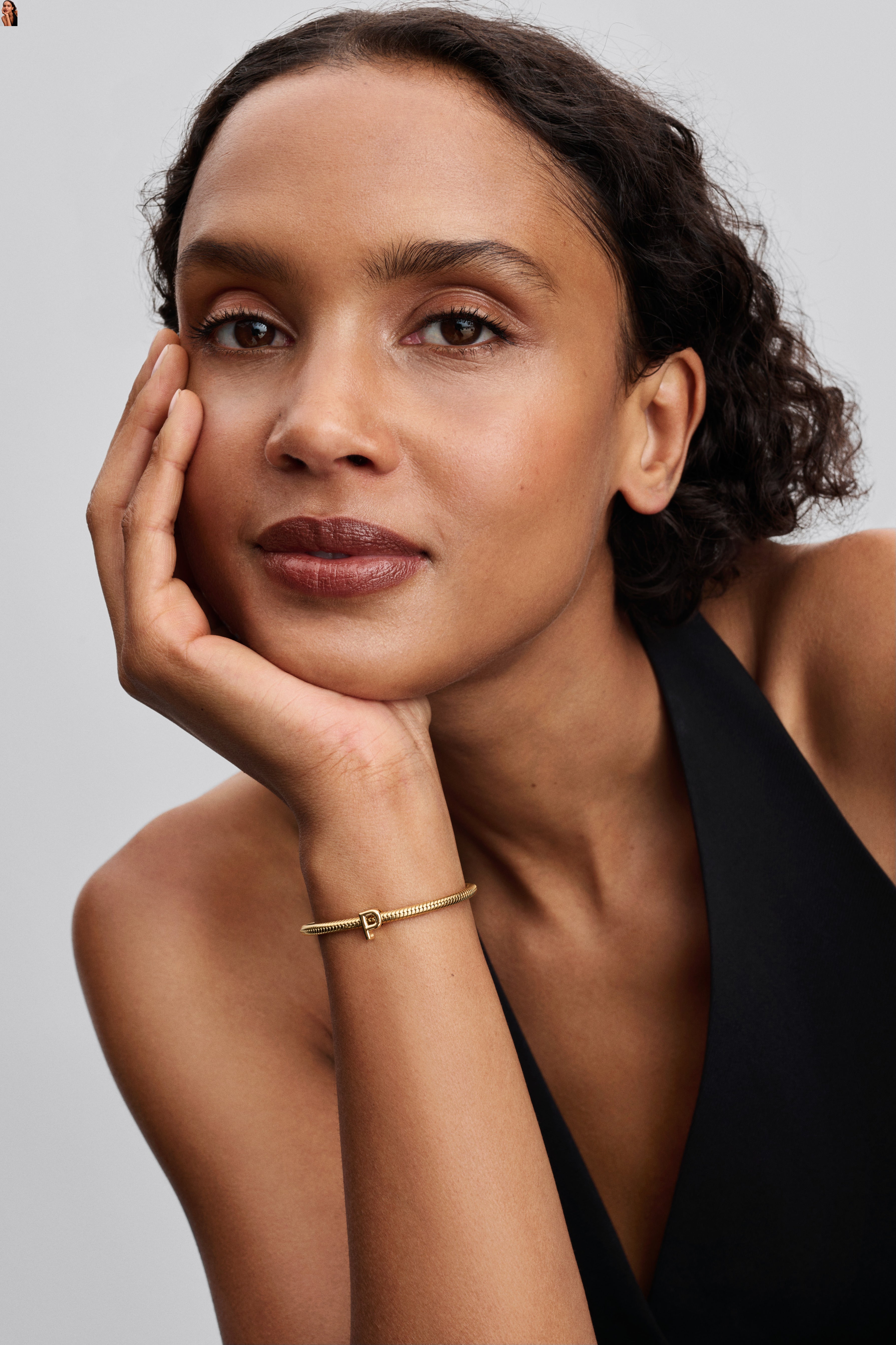 Letter P 14K Gold-Plated Charm