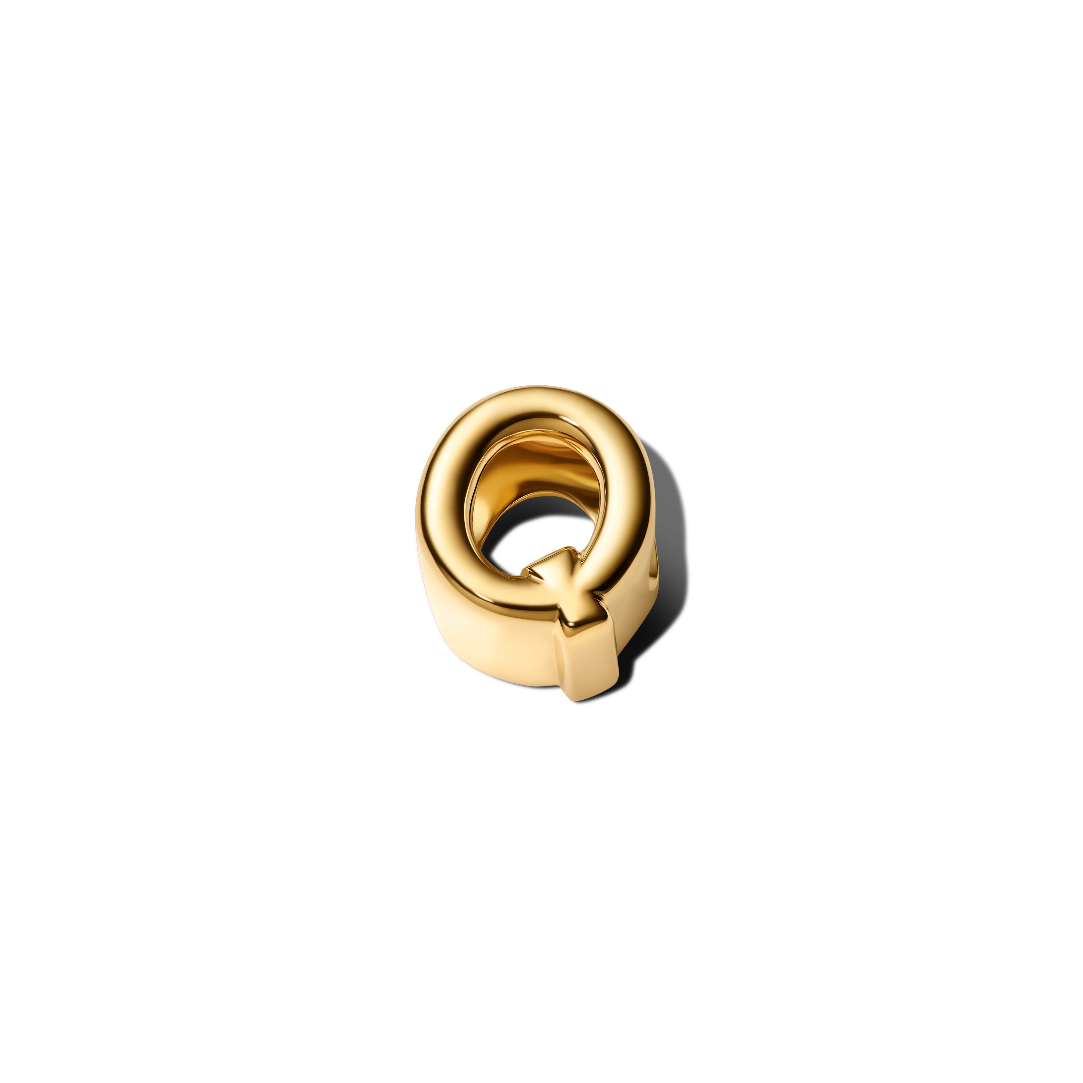 Letter Q 14K Gold-Plated Charm