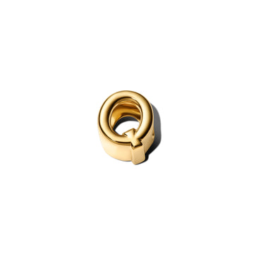 Letter Q 14K Gold-Plated Charm