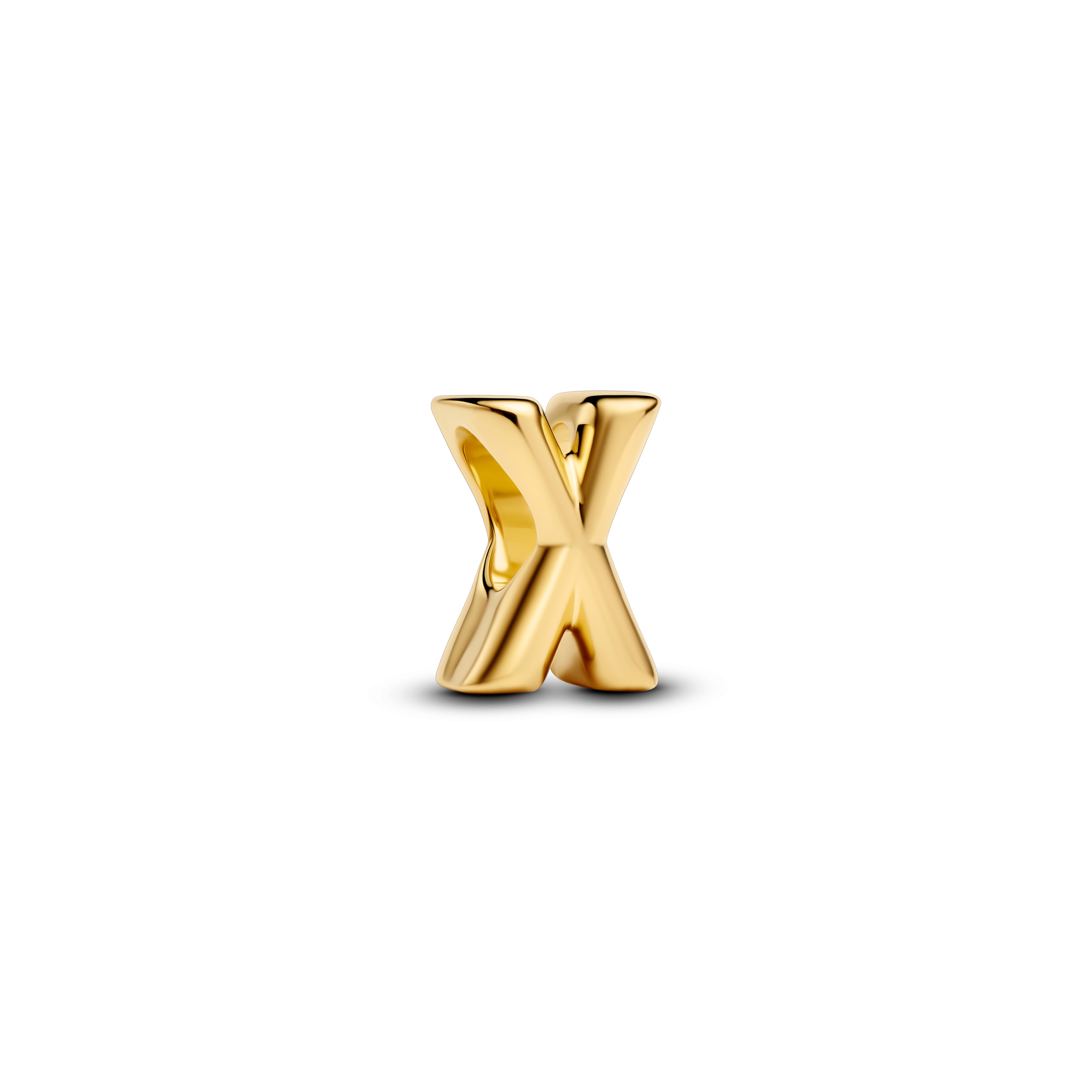 Letter X 14K Gold-Plated Charm