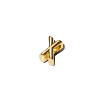 Letter X 14K Gold-Plated Charm
