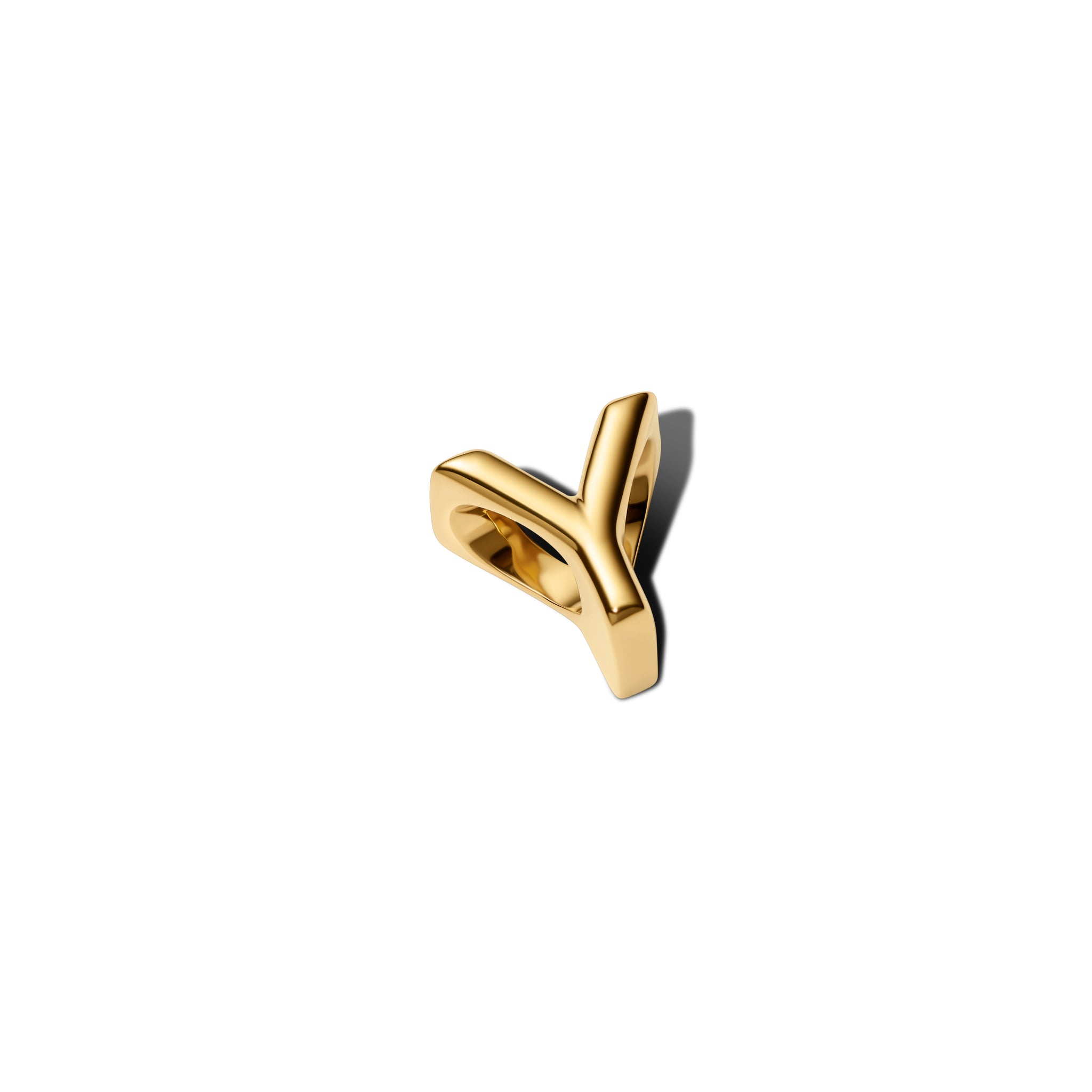 Letter Y 14K Gold-Plated Charm