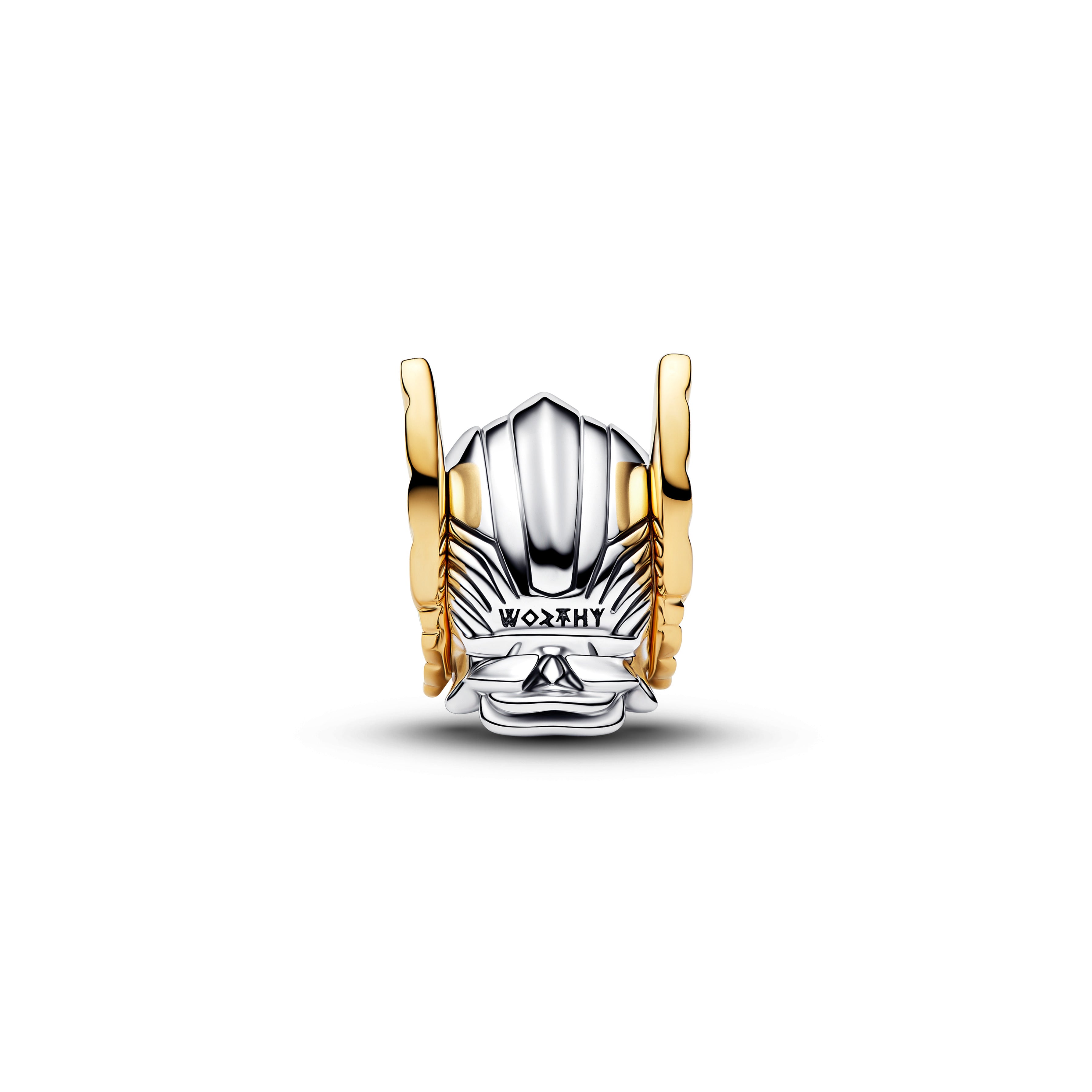 Marvel Thor Helmet Sterling Silver And 14K Gold-Plated Charm