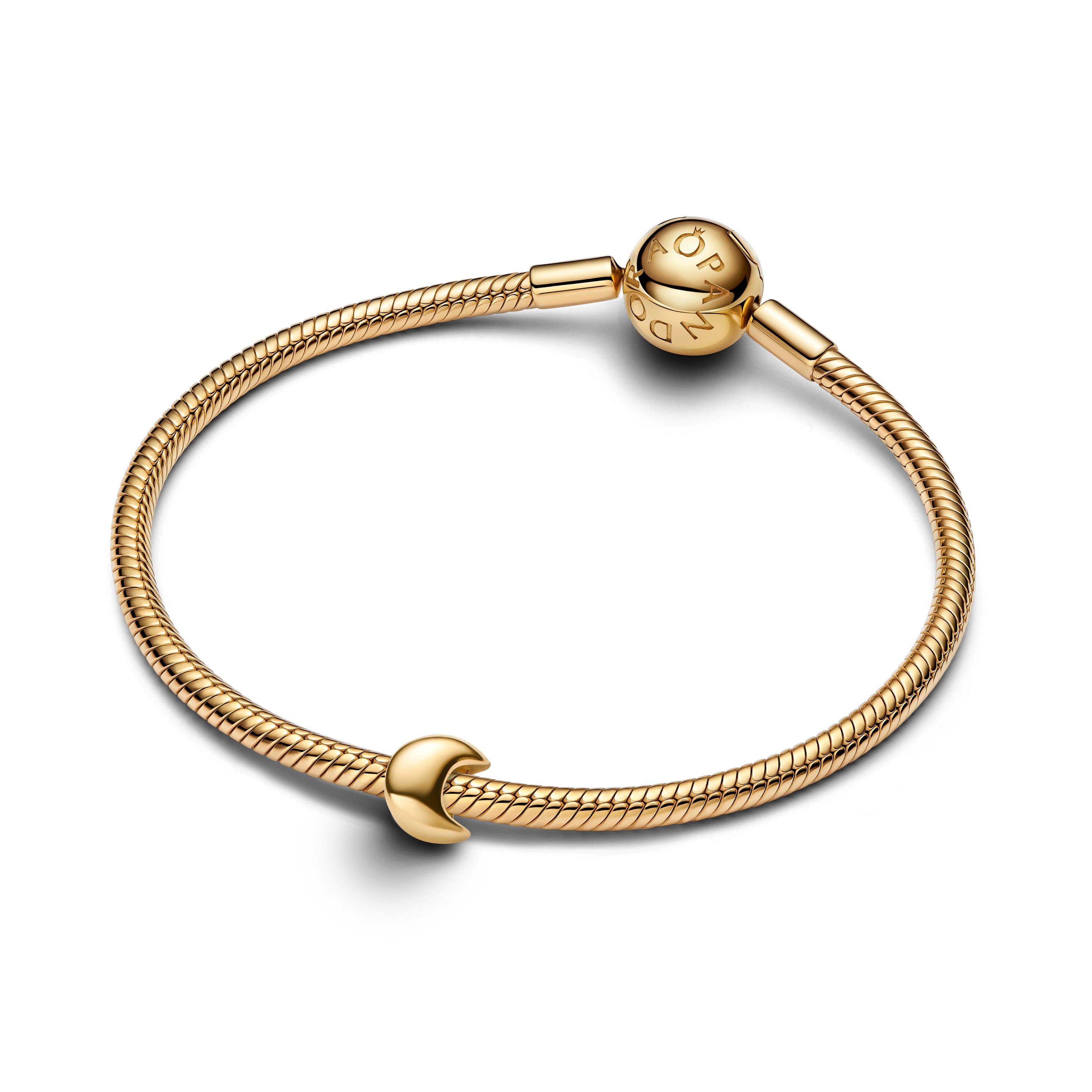 Moon 14K Gold-Plated Mini Charm