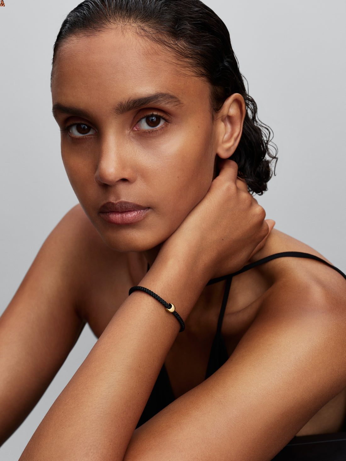 Moon 14K Gold-Plated Mini Charm