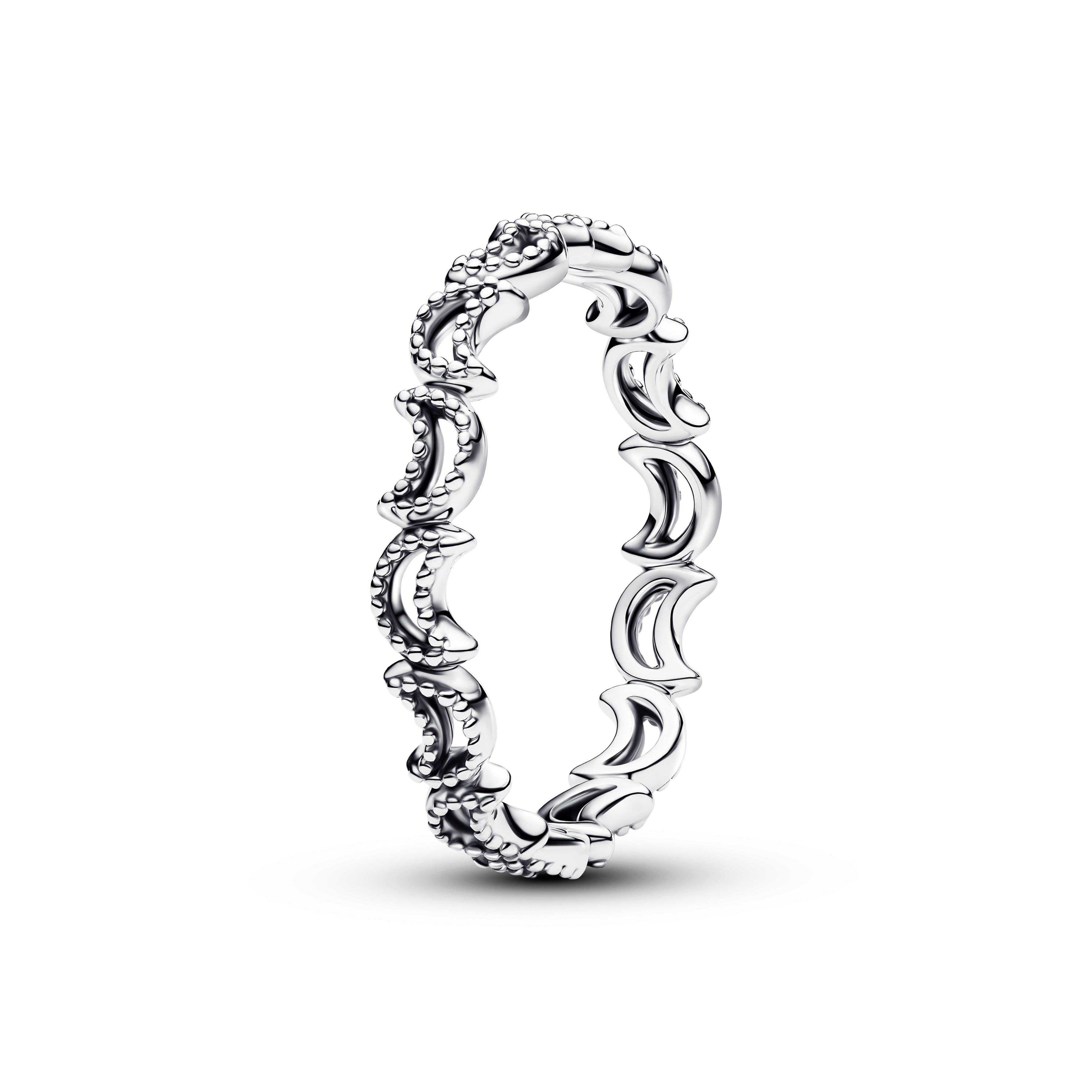 Moon Sterling Silver Ring