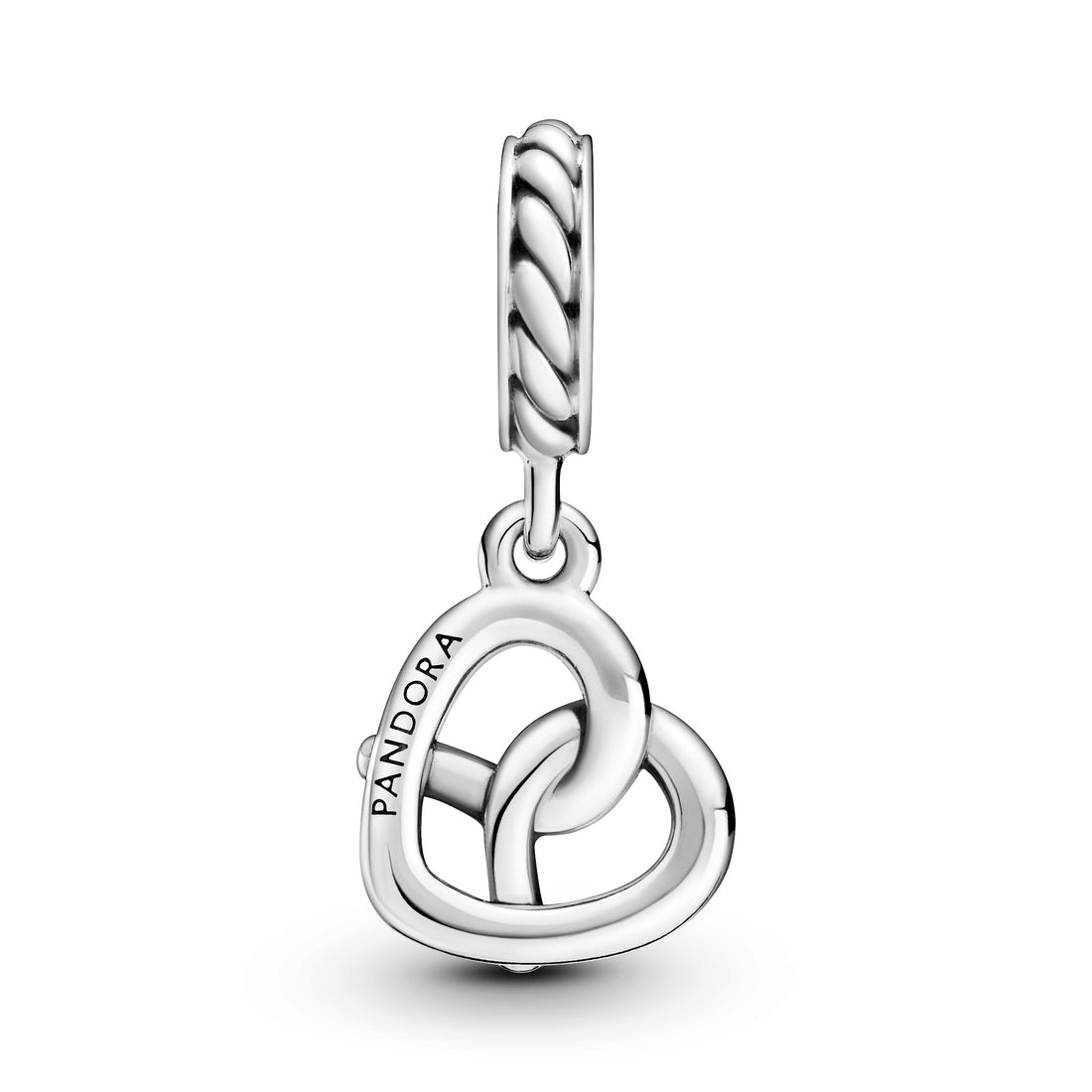 Pretzel Sterling Silver Dangle