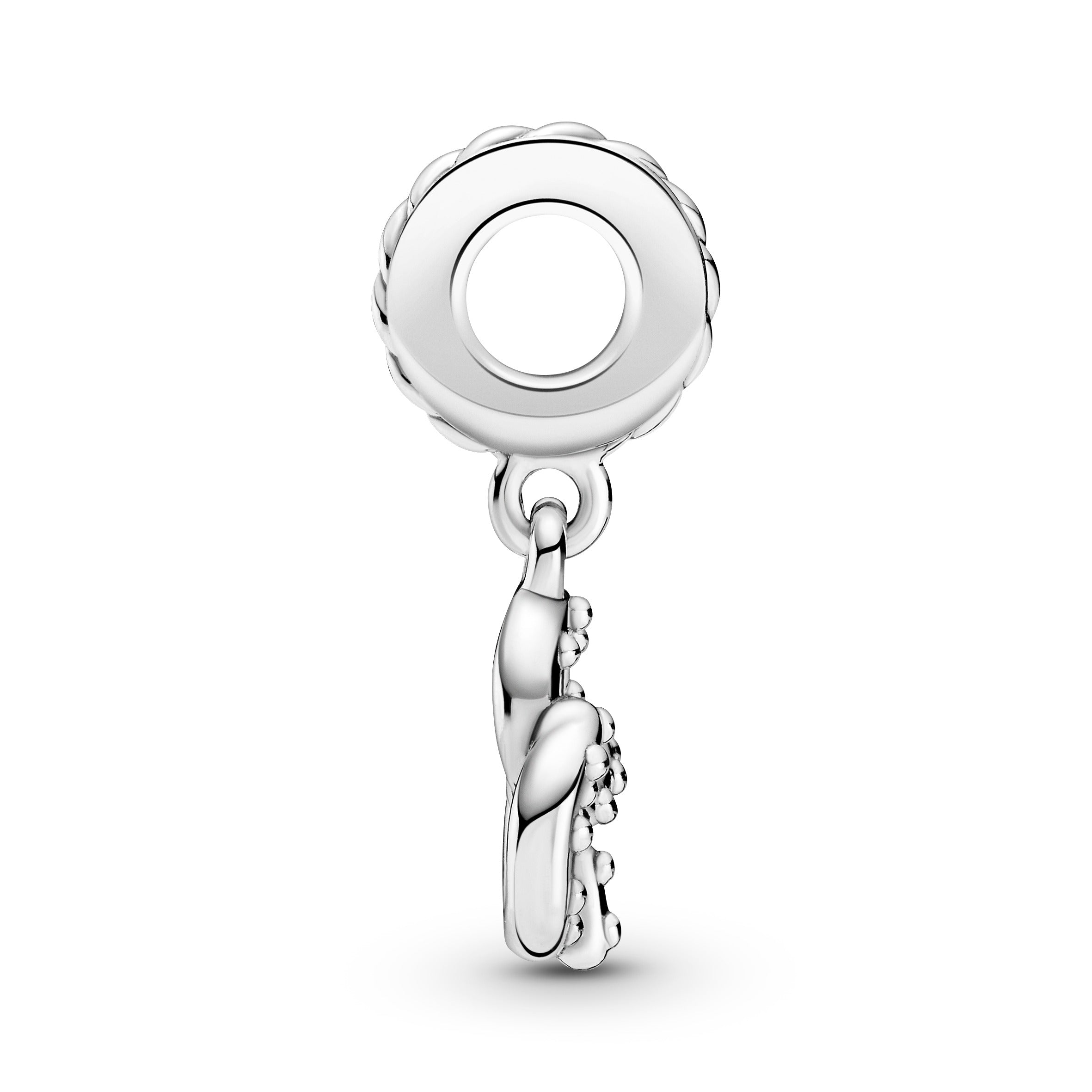 Pretzel Sterling Silver Dangle
